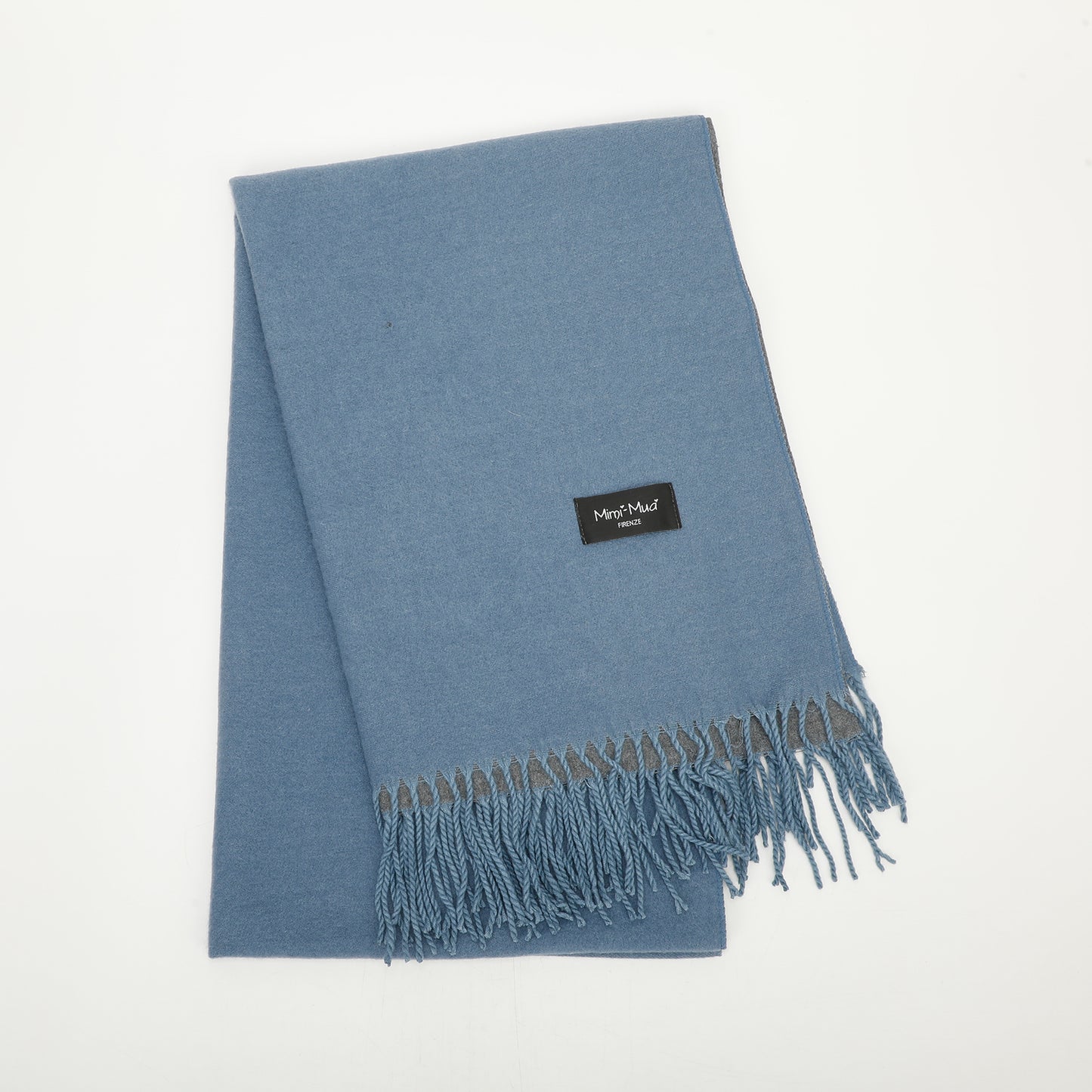 SCIARPA BICOLOR IN GRIGIO