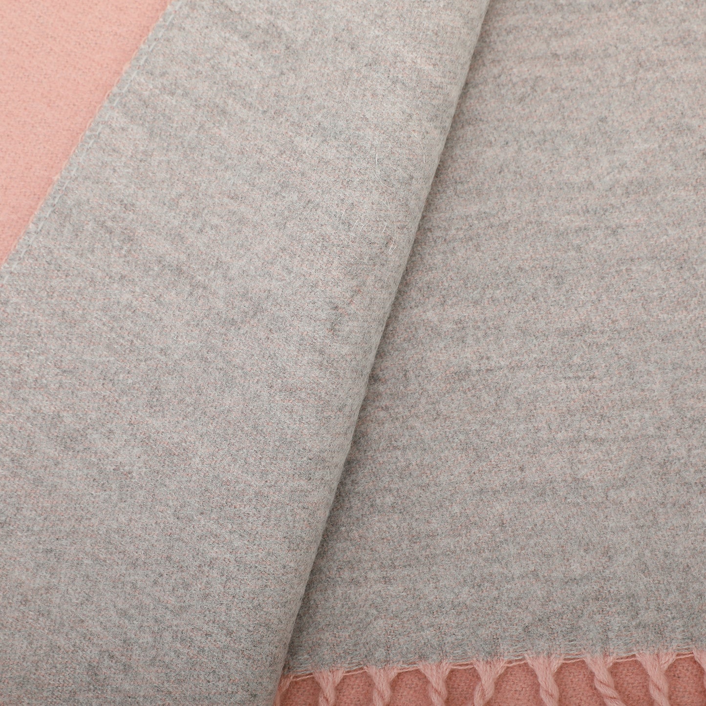 SCIARPA BICOLOR IN GRIGIO