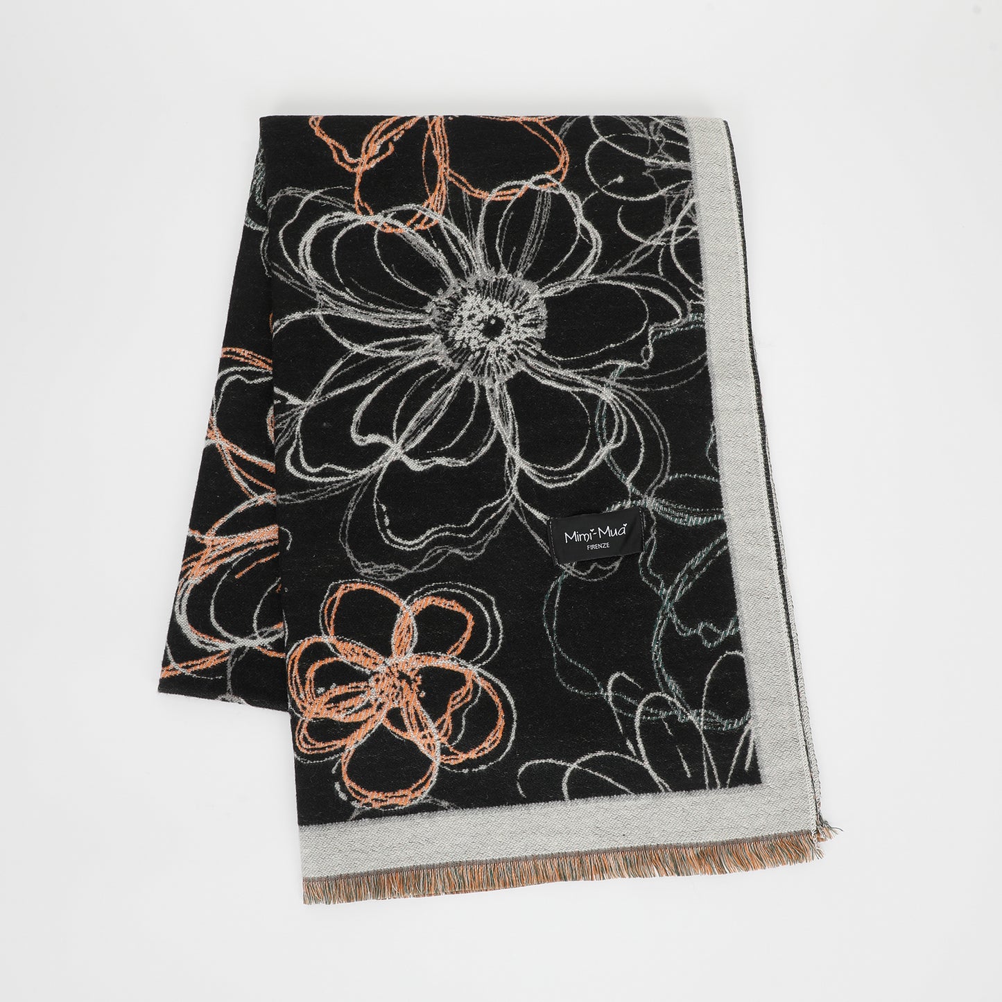 SCIARPA CON DISEGNO DI FIORI