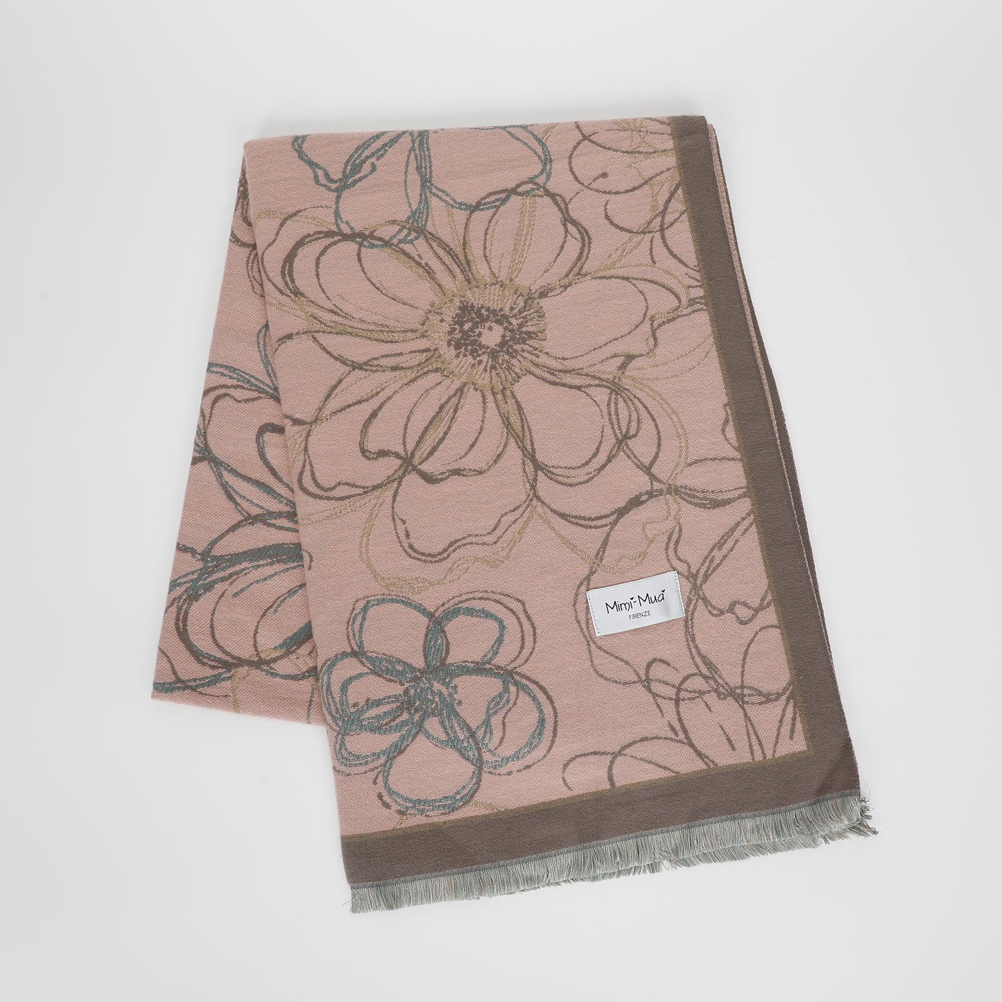 SCIARPA CON DISEGNO DI FIORI