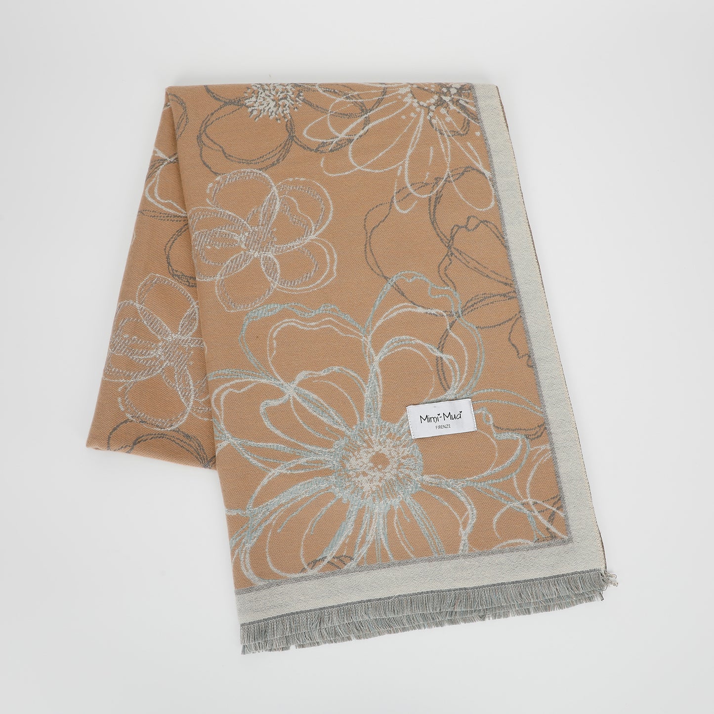 SCIARPA CON DISEGNO DI FIORI