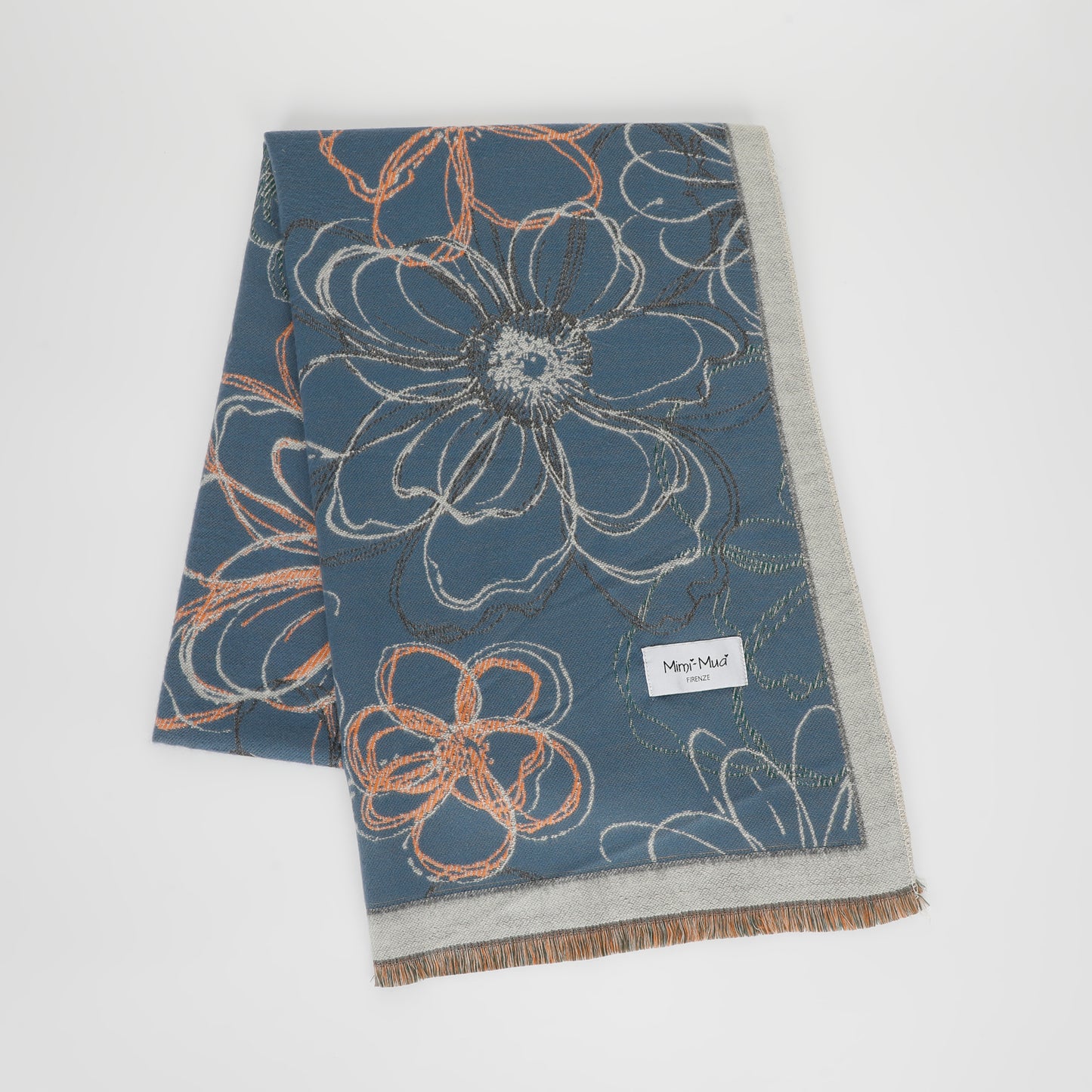 SCIARPA CON DISEGNO DI FIORI