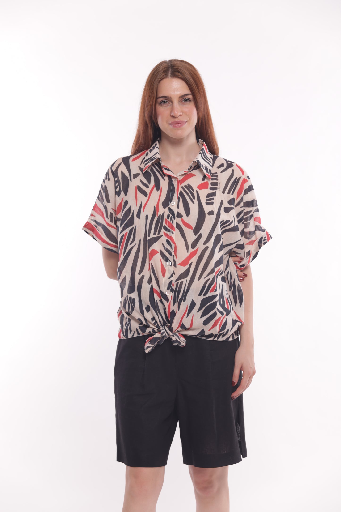 CAMICIA MANICHE CORTE FANTASIA MIRO'