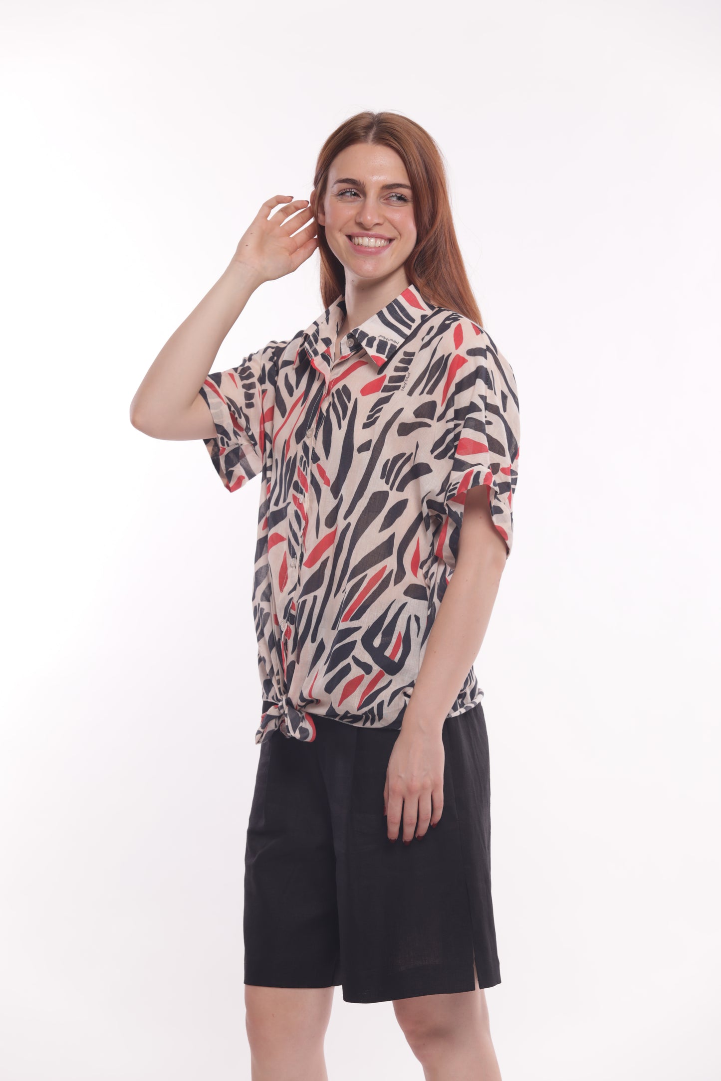 CAMICIA MANICHE CORTE FANTASIA MIRO'