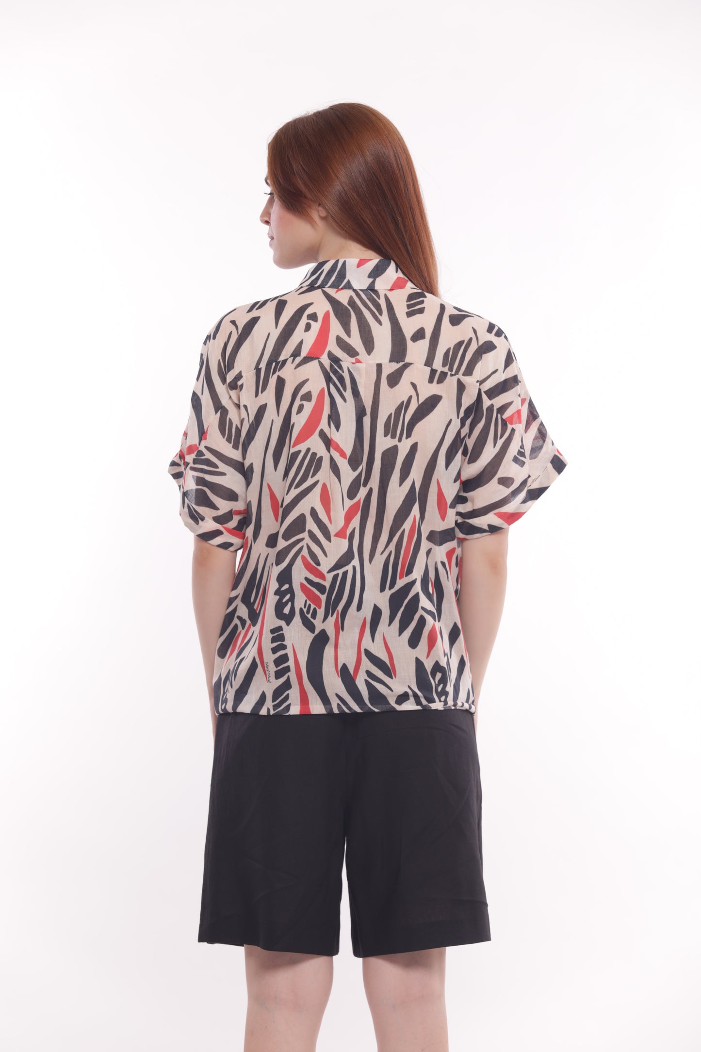 CAMICIA MANICHE CORTE FANTASIA MIRO'