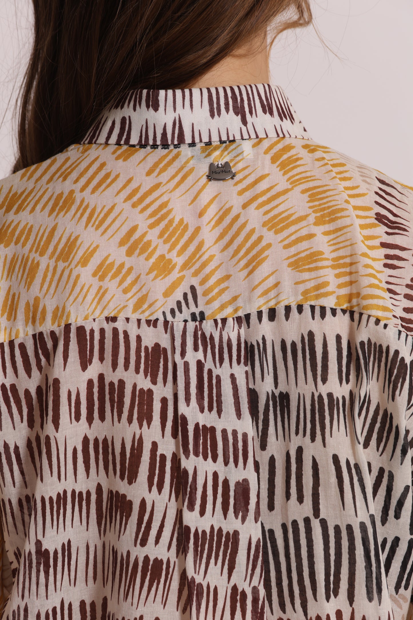 CAMICIA CROPPED IN FANTASIA GRAFFIO