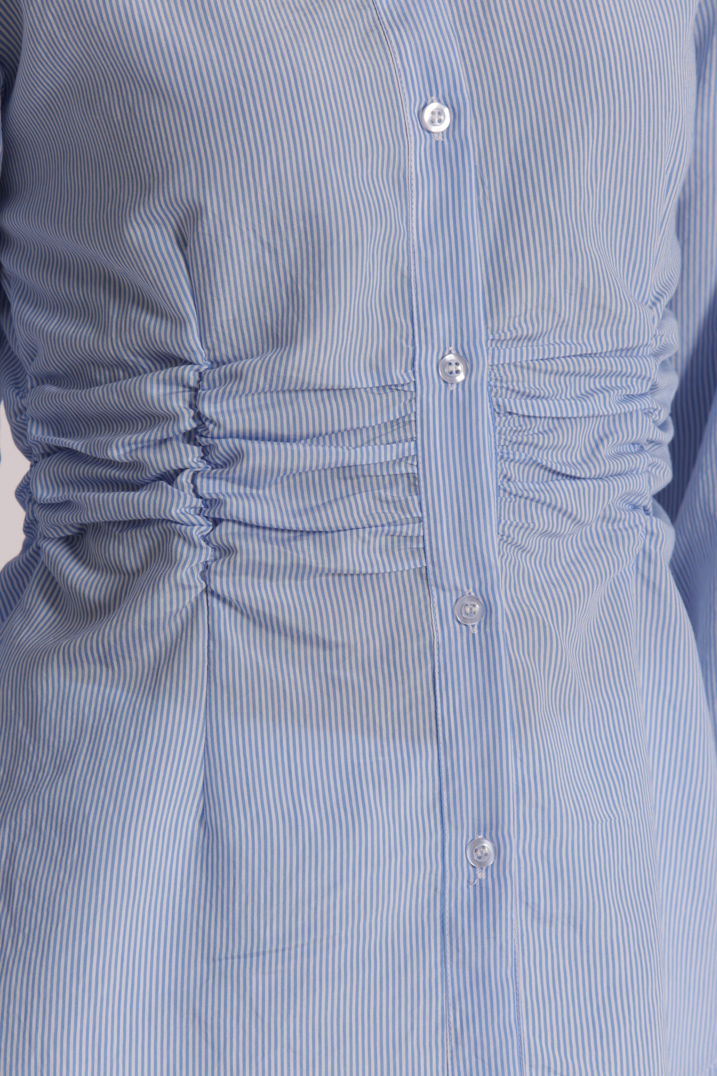 CAMICIA CON DETTAGLIO DRAPPEGGIO IN VITA