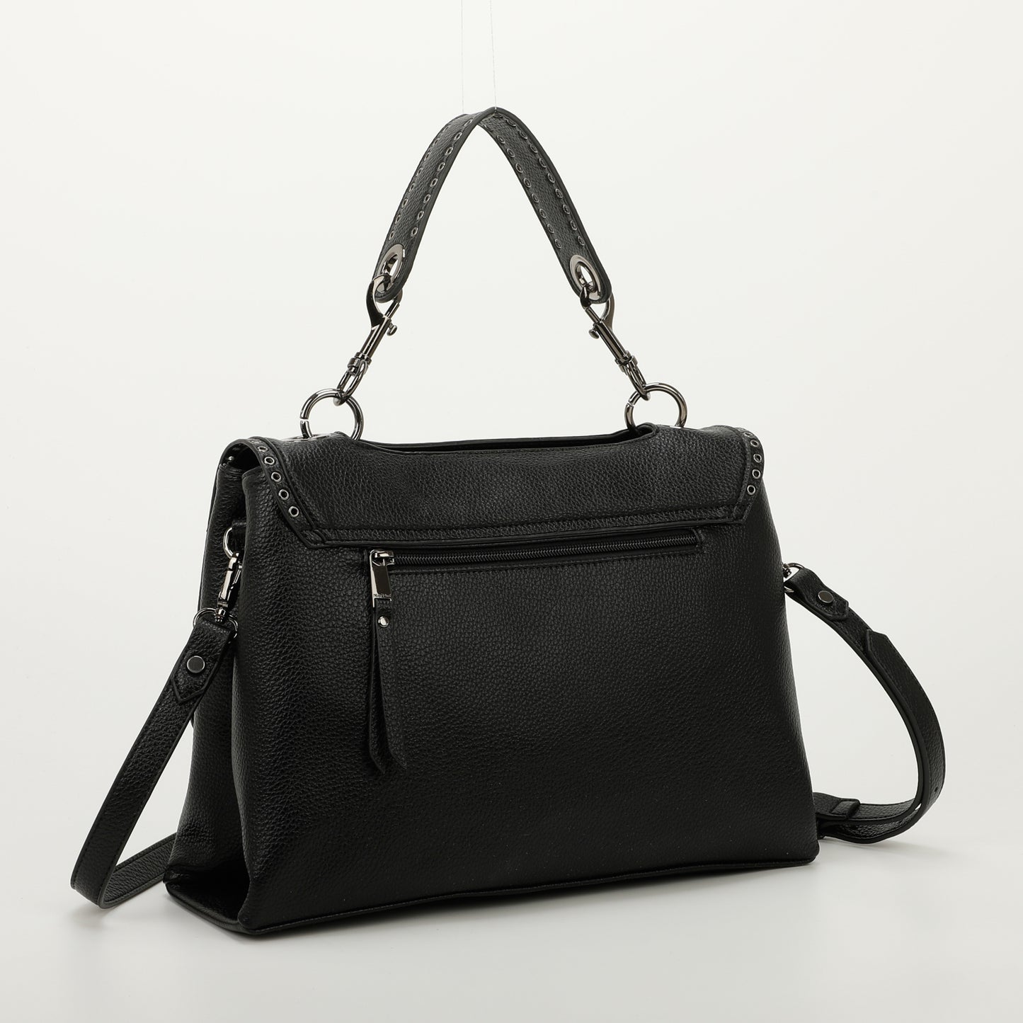 BORSA A MANO CON DETTAGLIO ANELLI