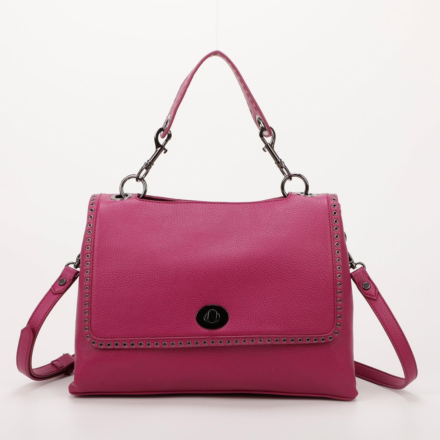 BORSA A MANO CON DETTAGLIO ANELLI