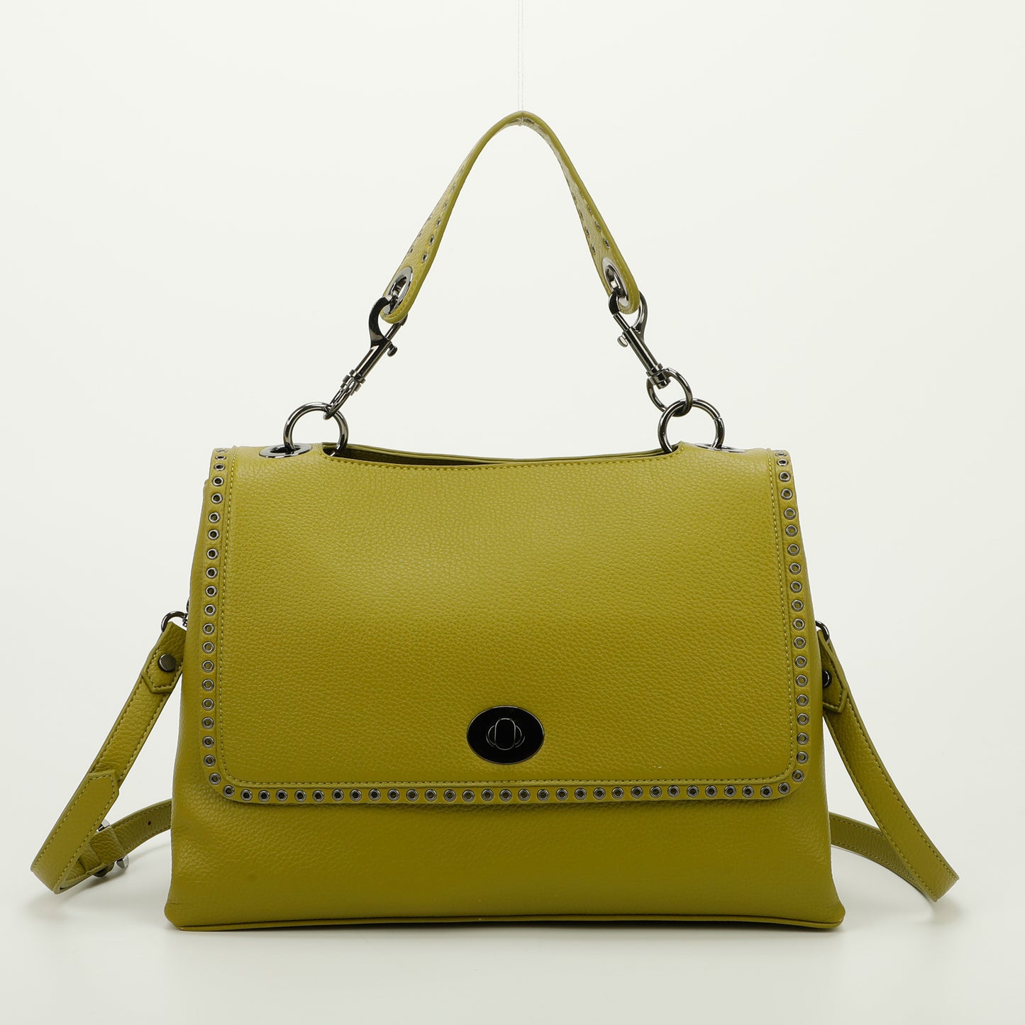 BORSA A MANO CON DETTAGLIO ANELLI