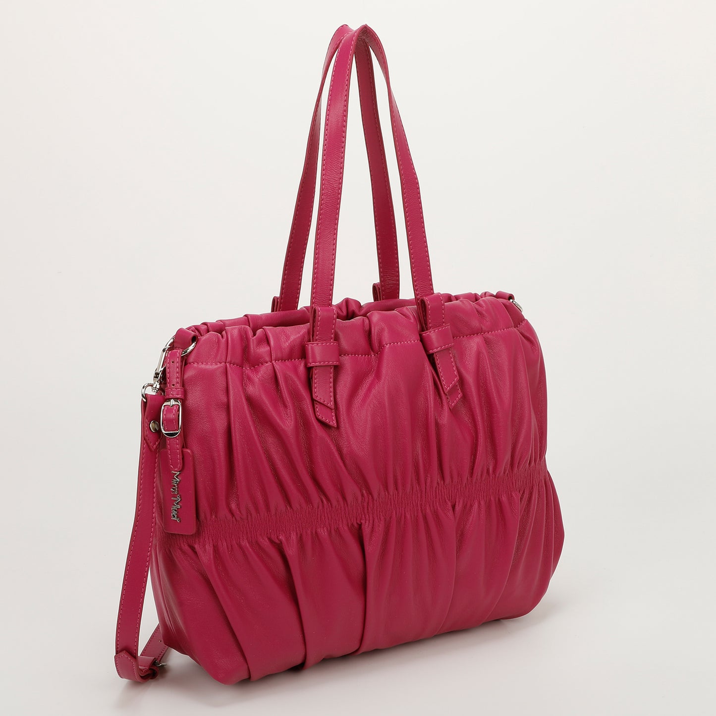 BORSA SHOPPER EFFETTO ARRICCIATO