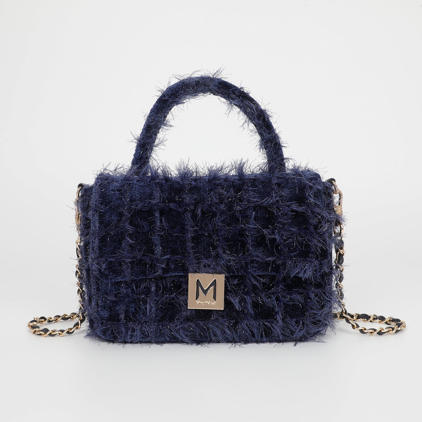 BORSA A TRACOLLA IN TWEED