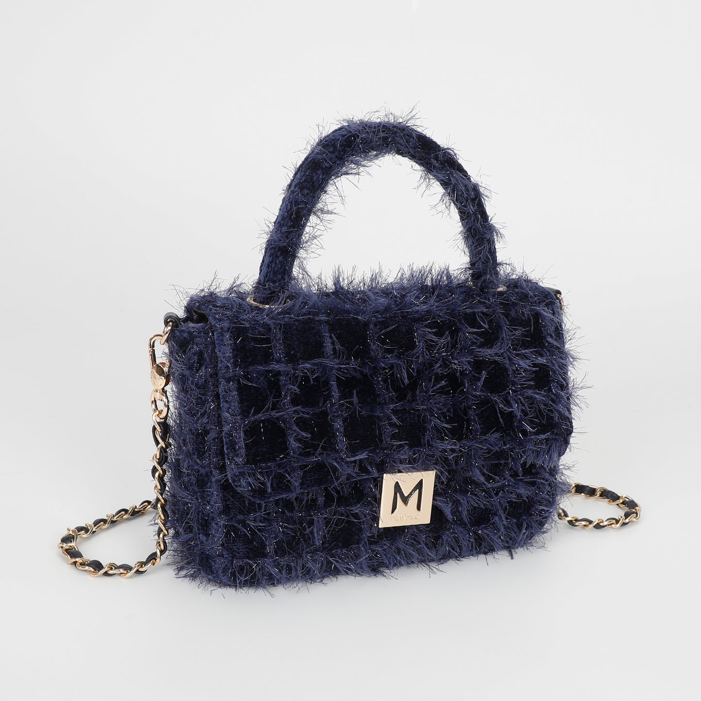 BORSA A TRACOLLA IN TWEED