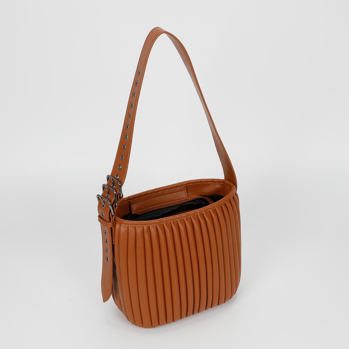 BORSA A TRACOLLA PLISSETTATA