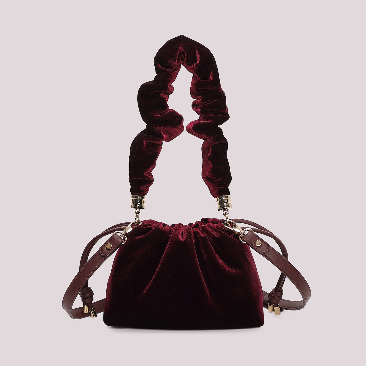 BORSA A SPALLA IN VELLUTO
