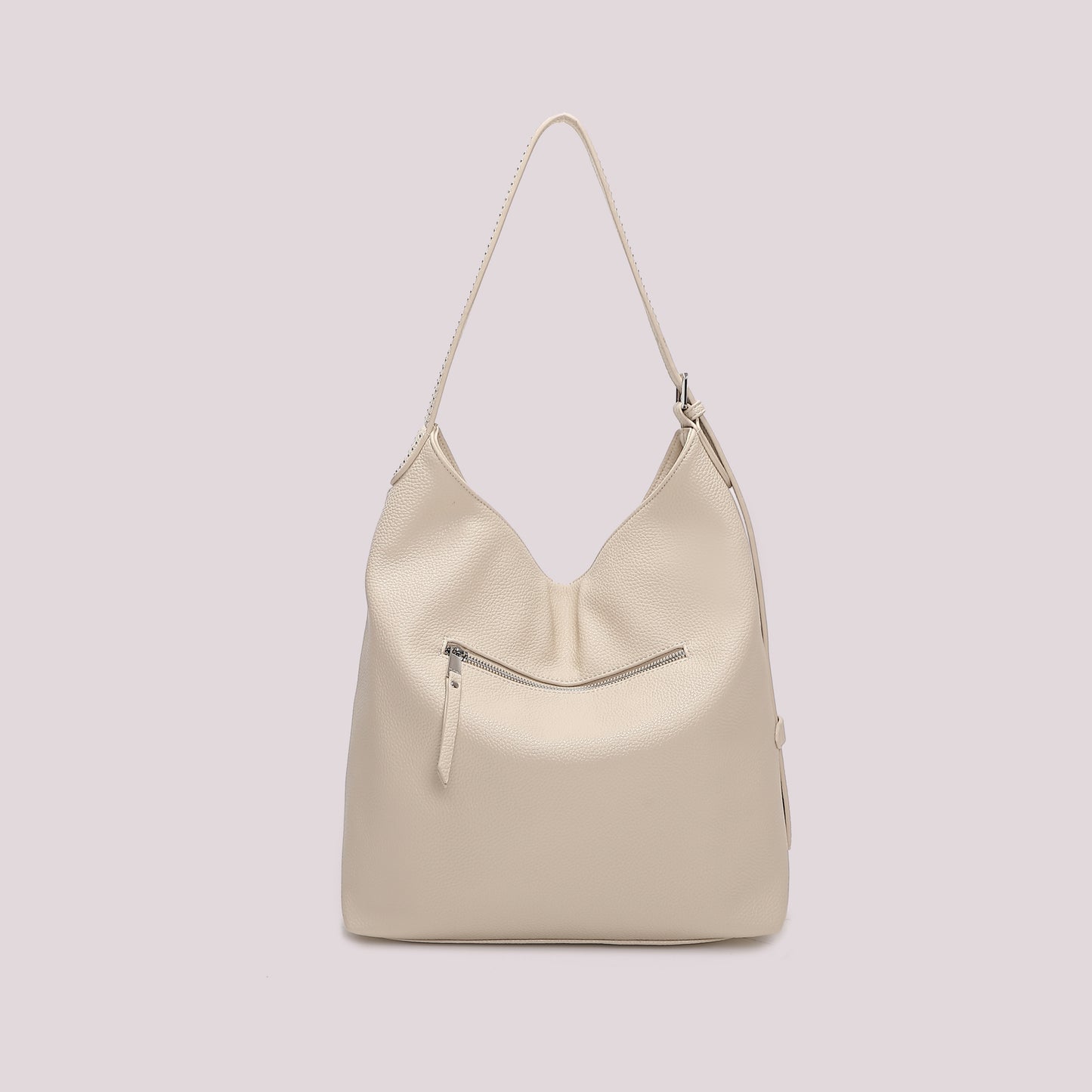 BORSA A SACCA CON PICCOLE BORCHIE