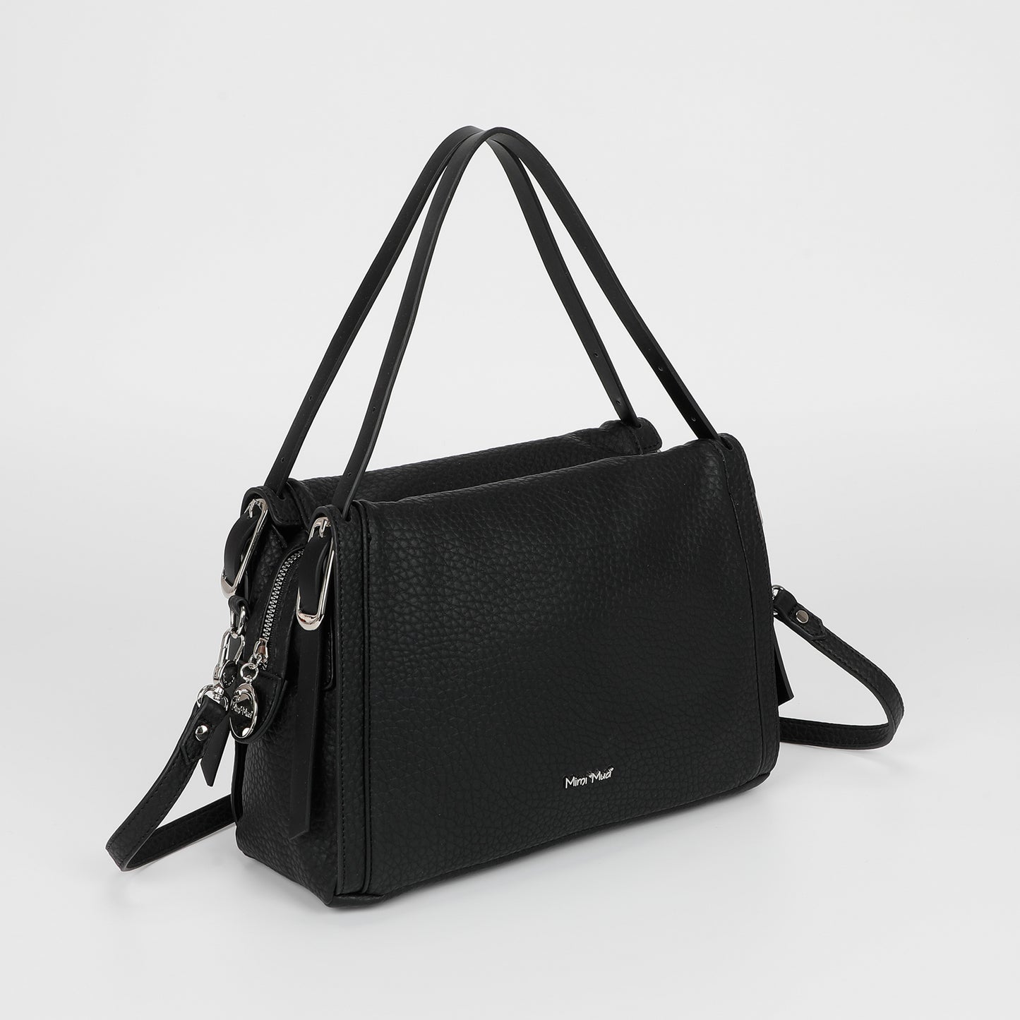 BORSA A MANO CON DOPPIO MANICO E CINTURINO