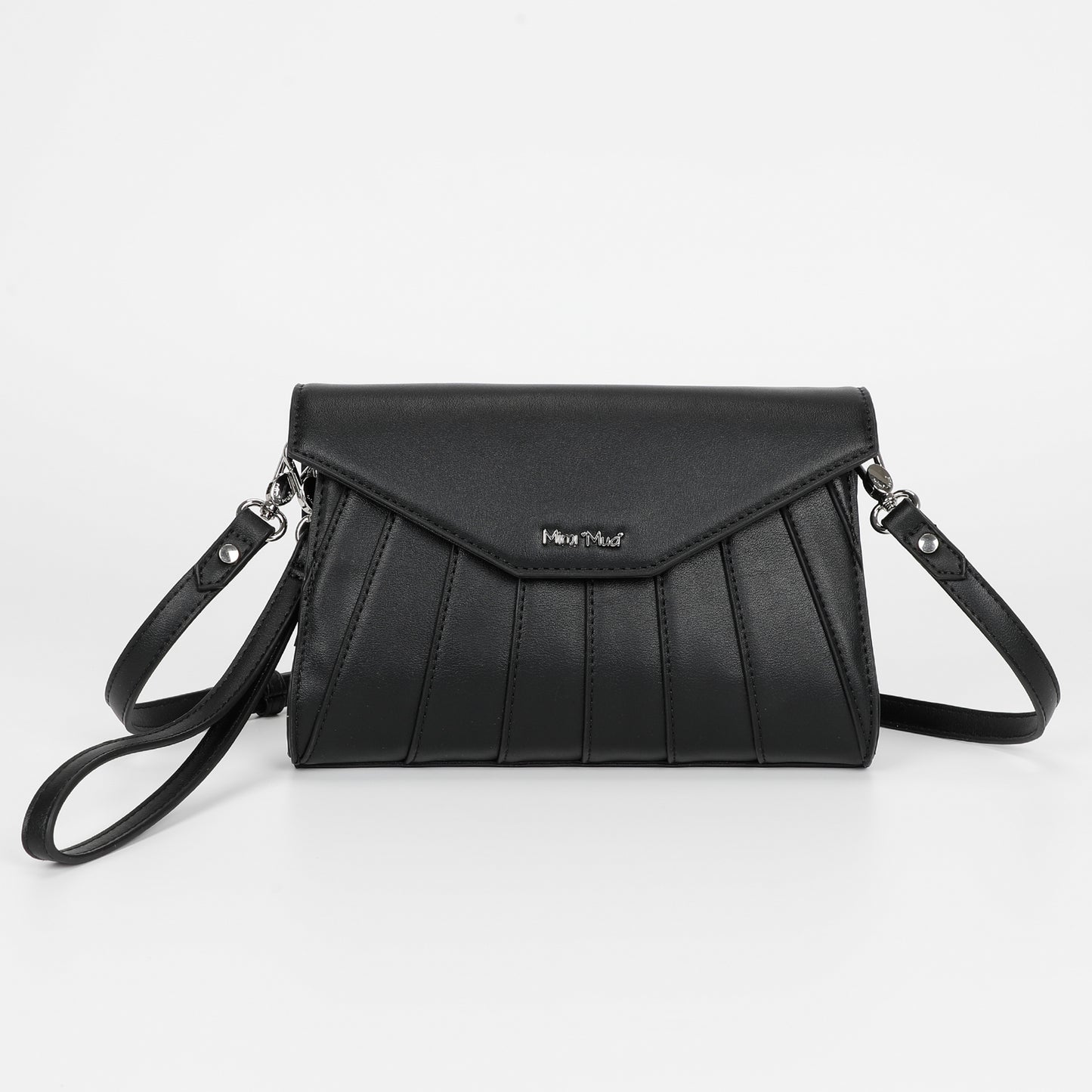 BORSA A TRACOLLA CON EFFETTO VENTAGLIO