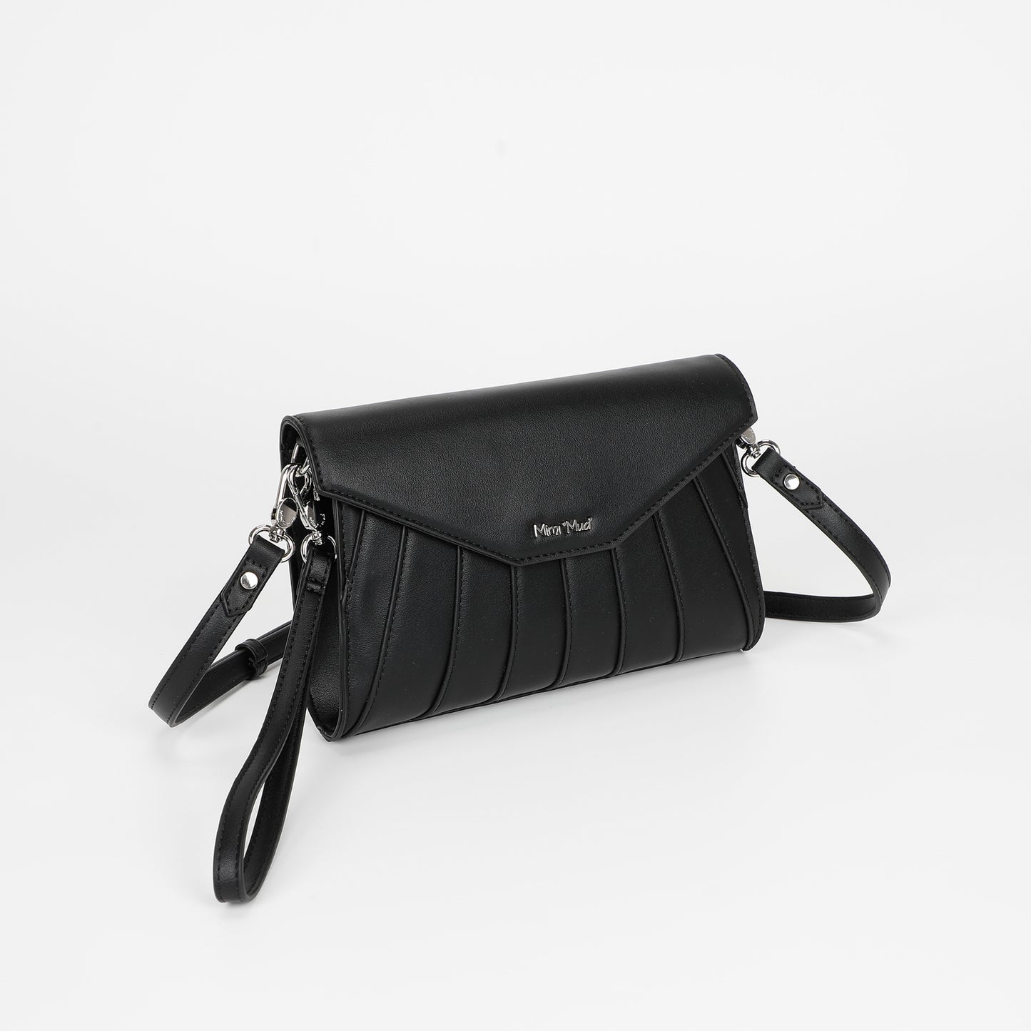 BORSA A TRACOLLA CON EFFETTO VENTAGLIO