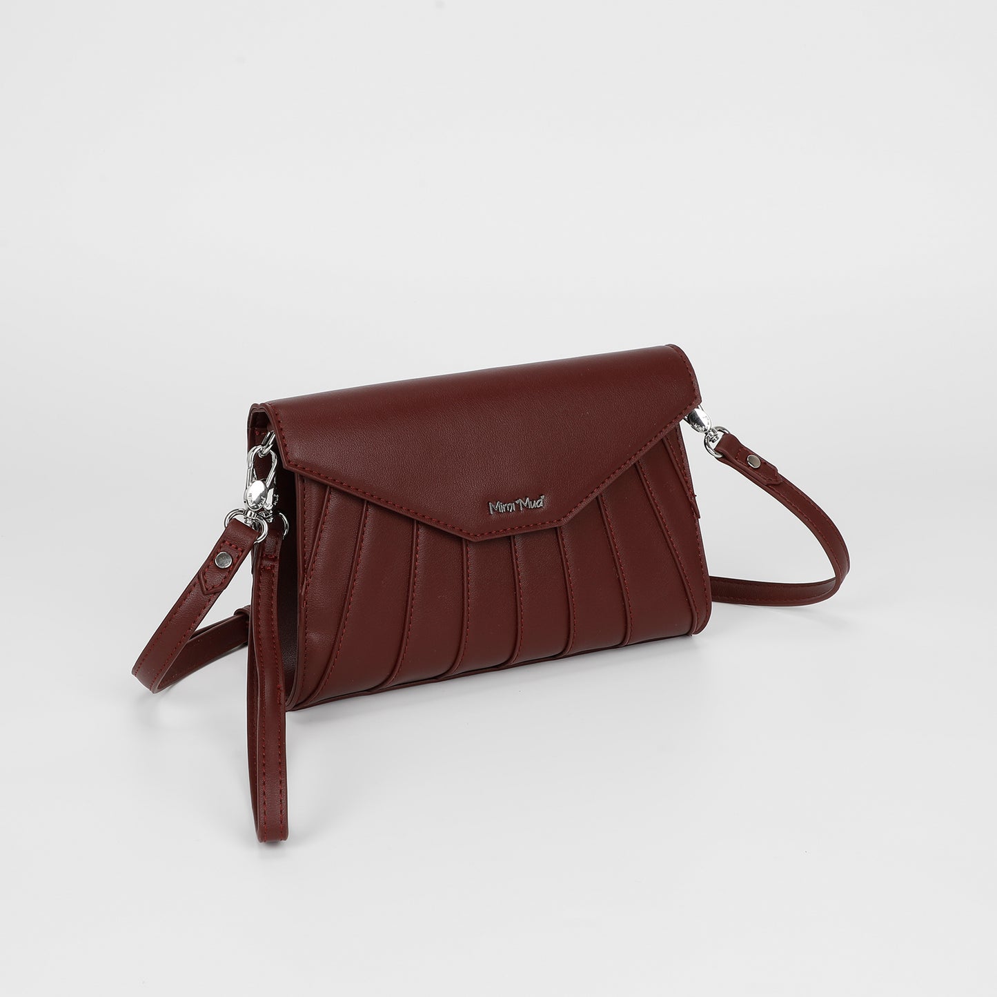 BORSA A TRACOLLA CON EFFETTO VENTAGLIO