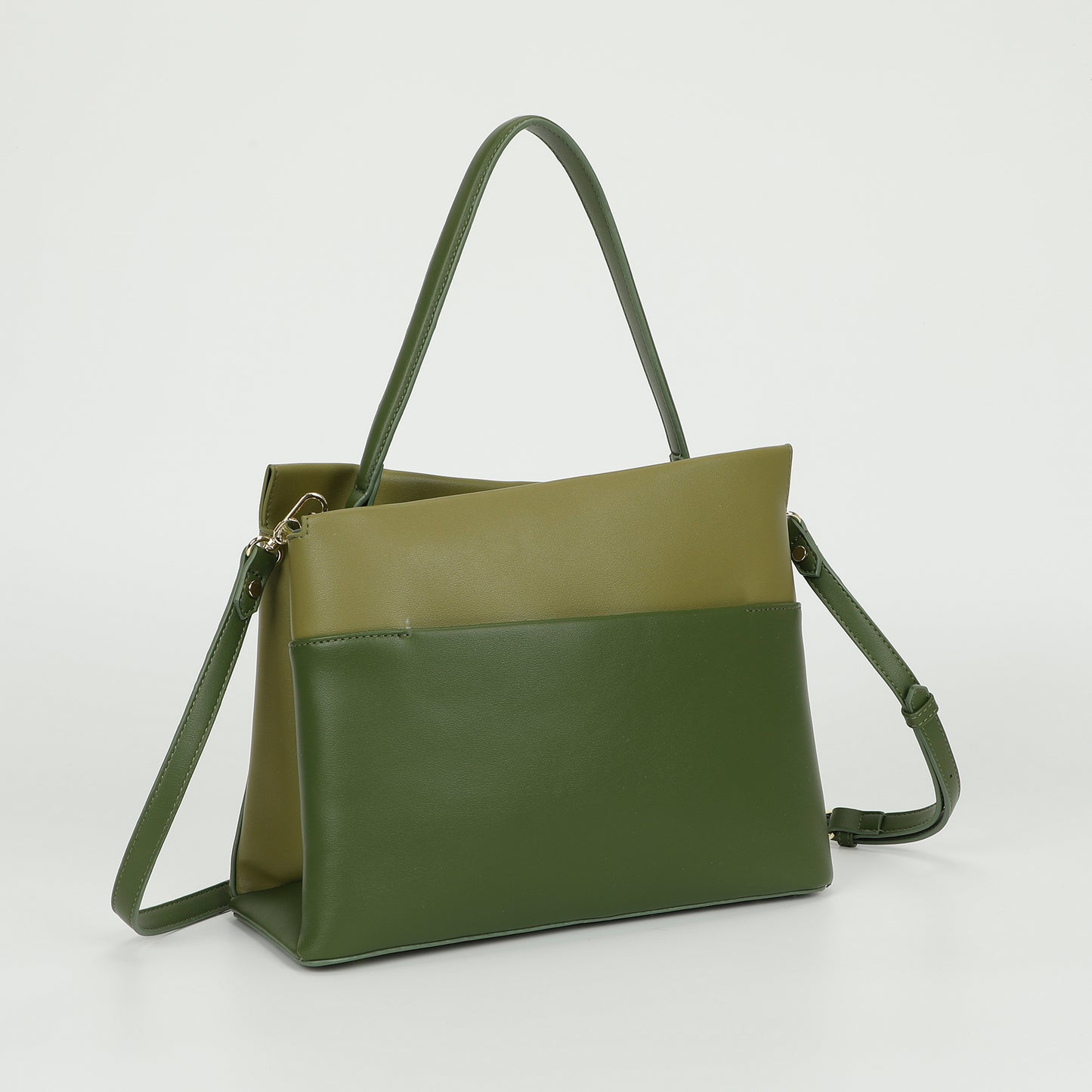 BORSA A SPALLA BICOLOR