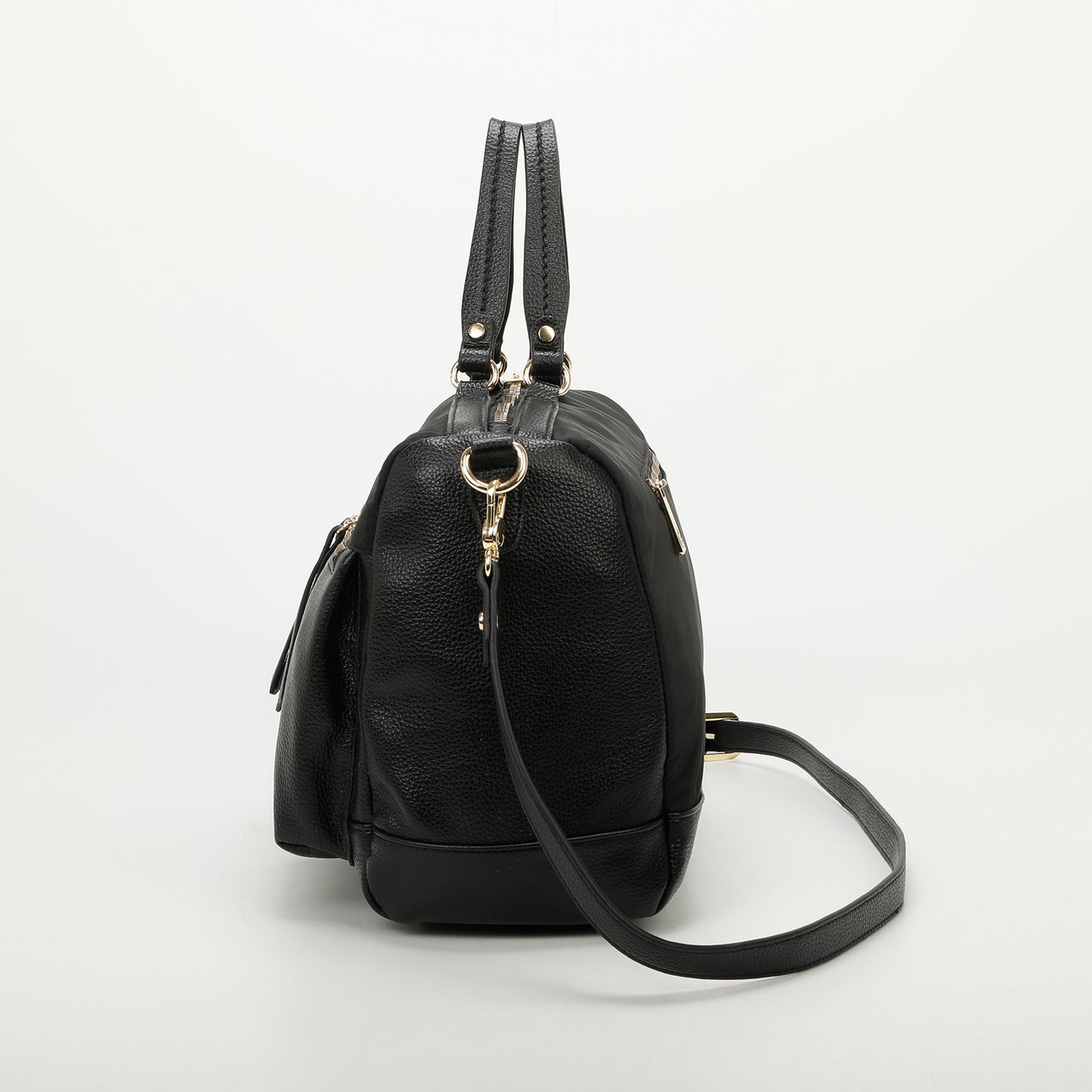 BORSA A MANO CON TASCHE IN SIMILPELLE