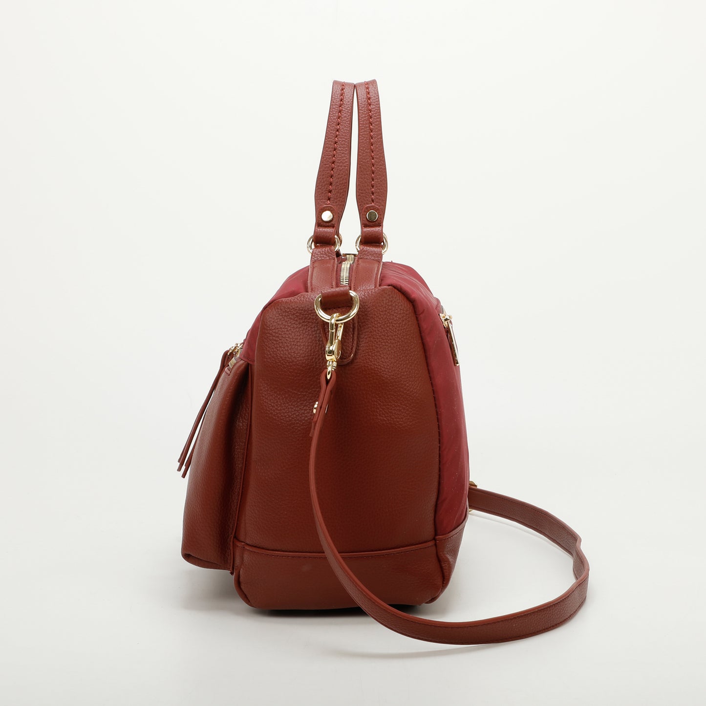 BORSA A MANO CON TASCHE IN SIMILPELLE