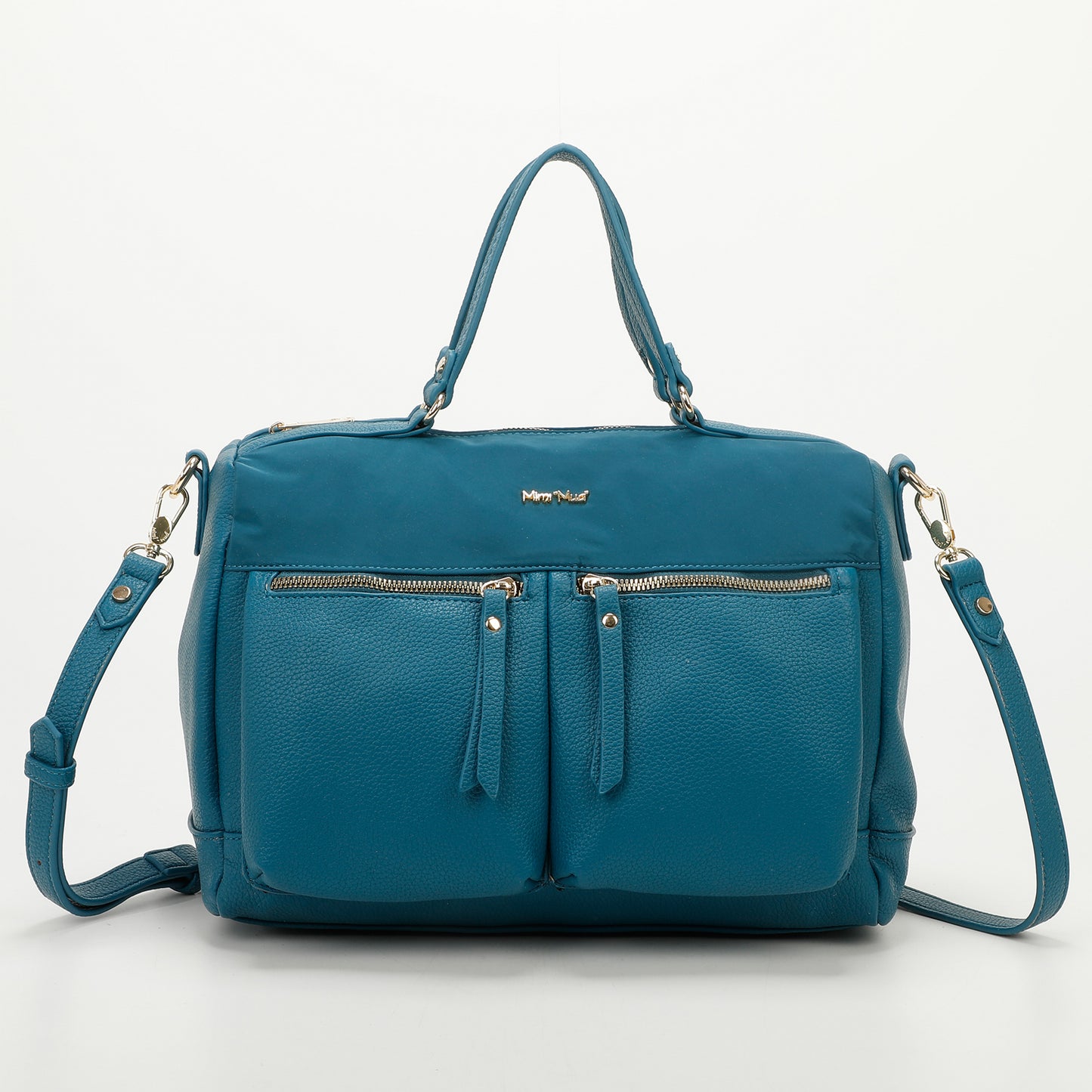 BORSA A MANO CON TASCHE IN SIMILPELLE