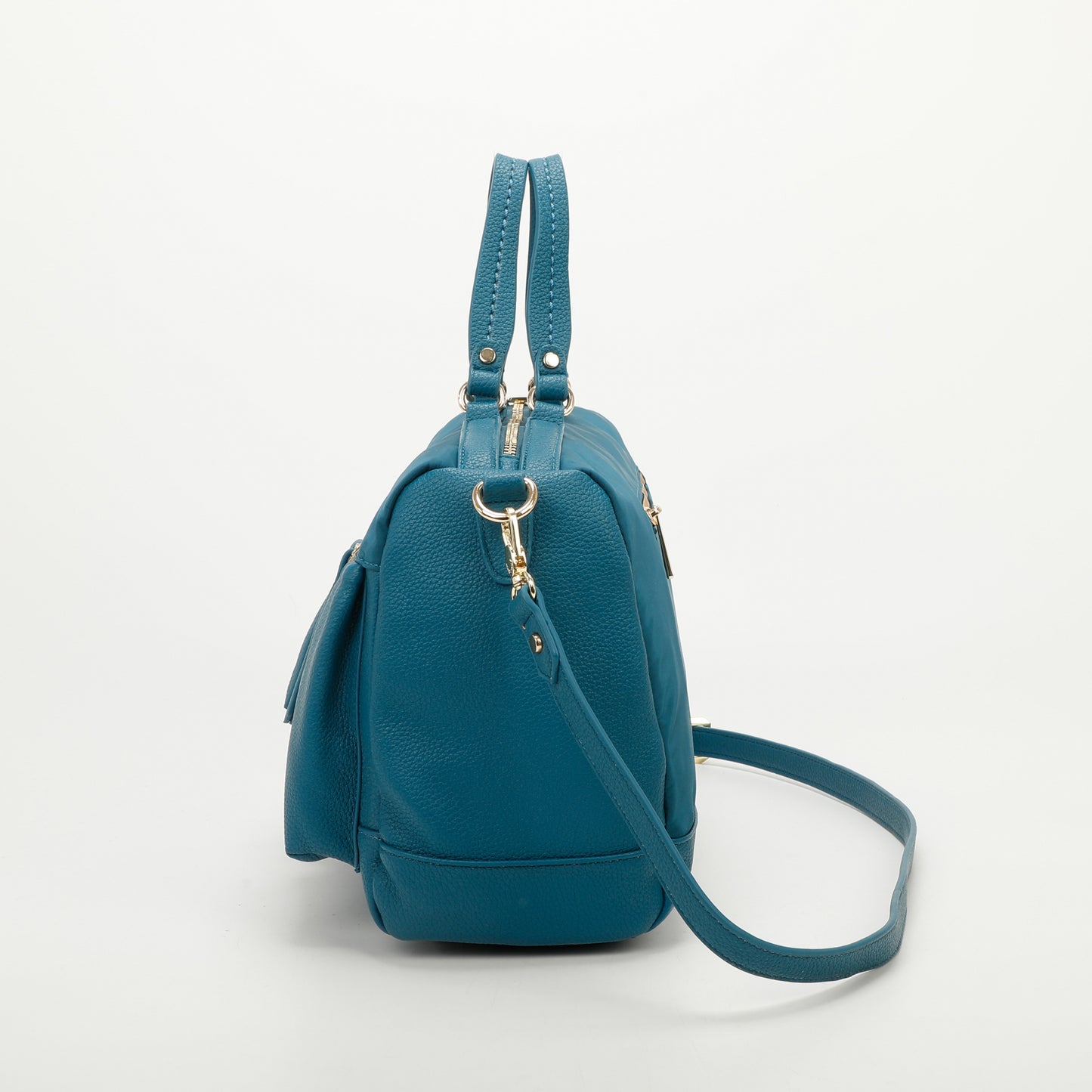 BORSA A MANO CON TASCHE IN SIMILPELLE