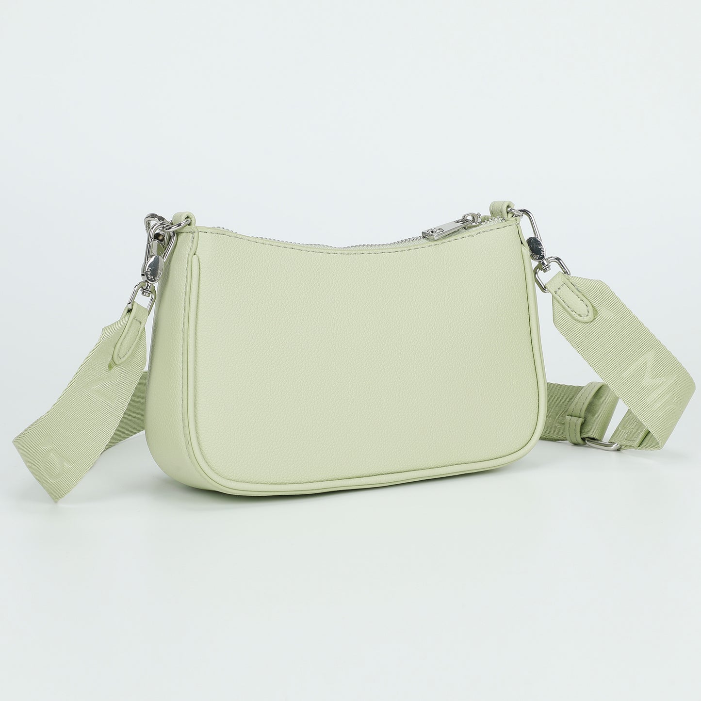 BORSA A TRACOLLA MULTI POCHETTE CON PATTA LAMINATA
