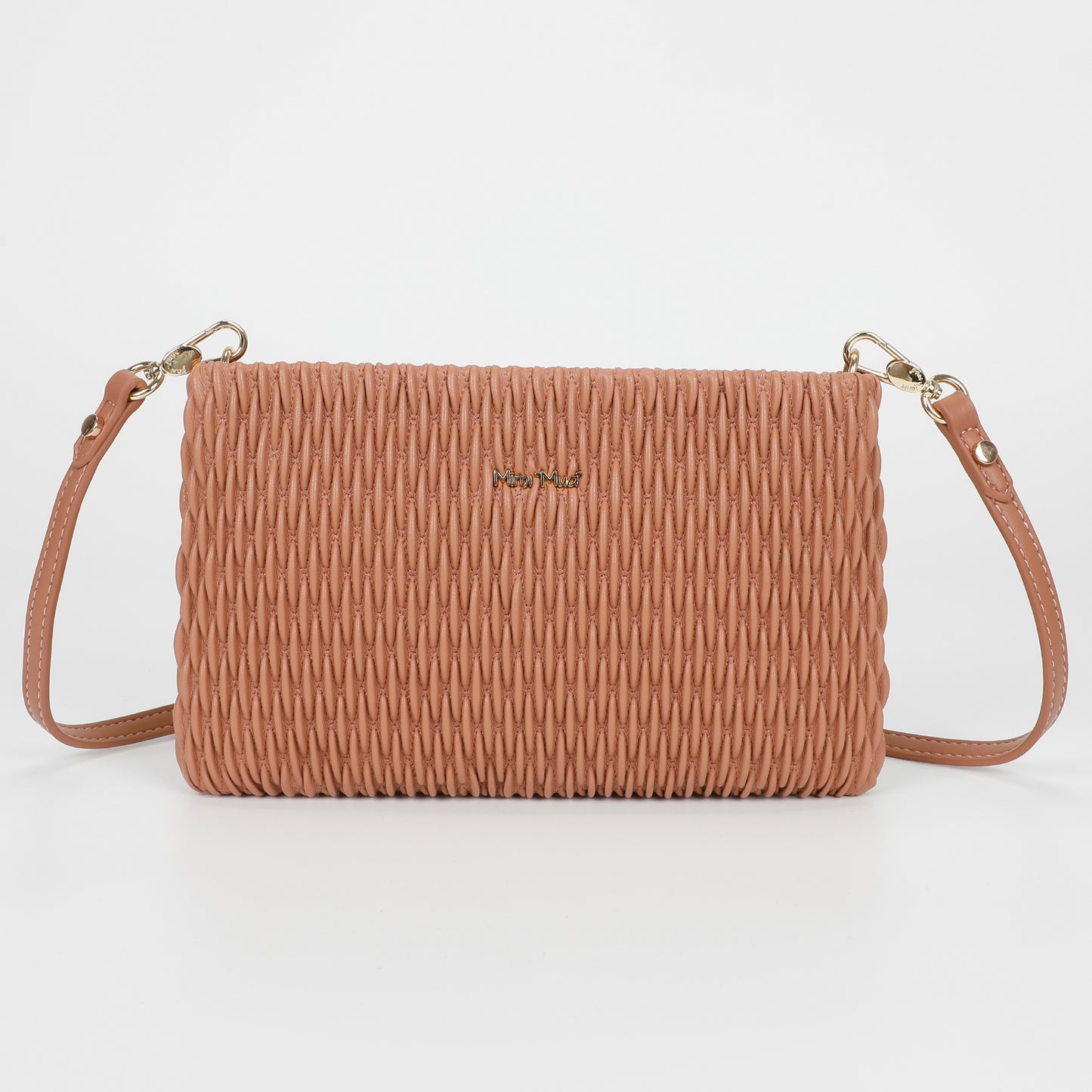 BORSA A TRACOLLA TRAPUNTATA
