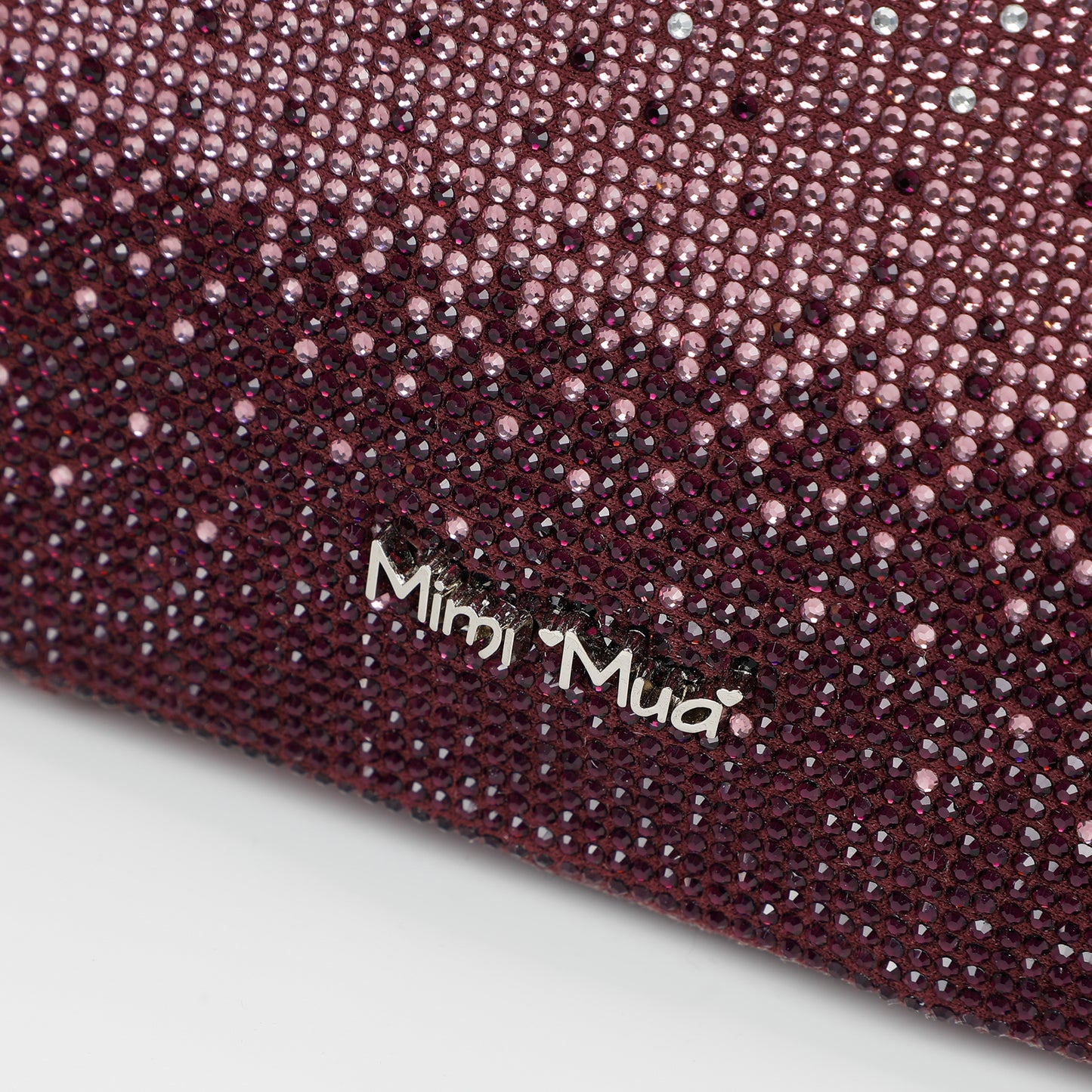 BORSA A TRACOLLA CON STRASS SFUMATI