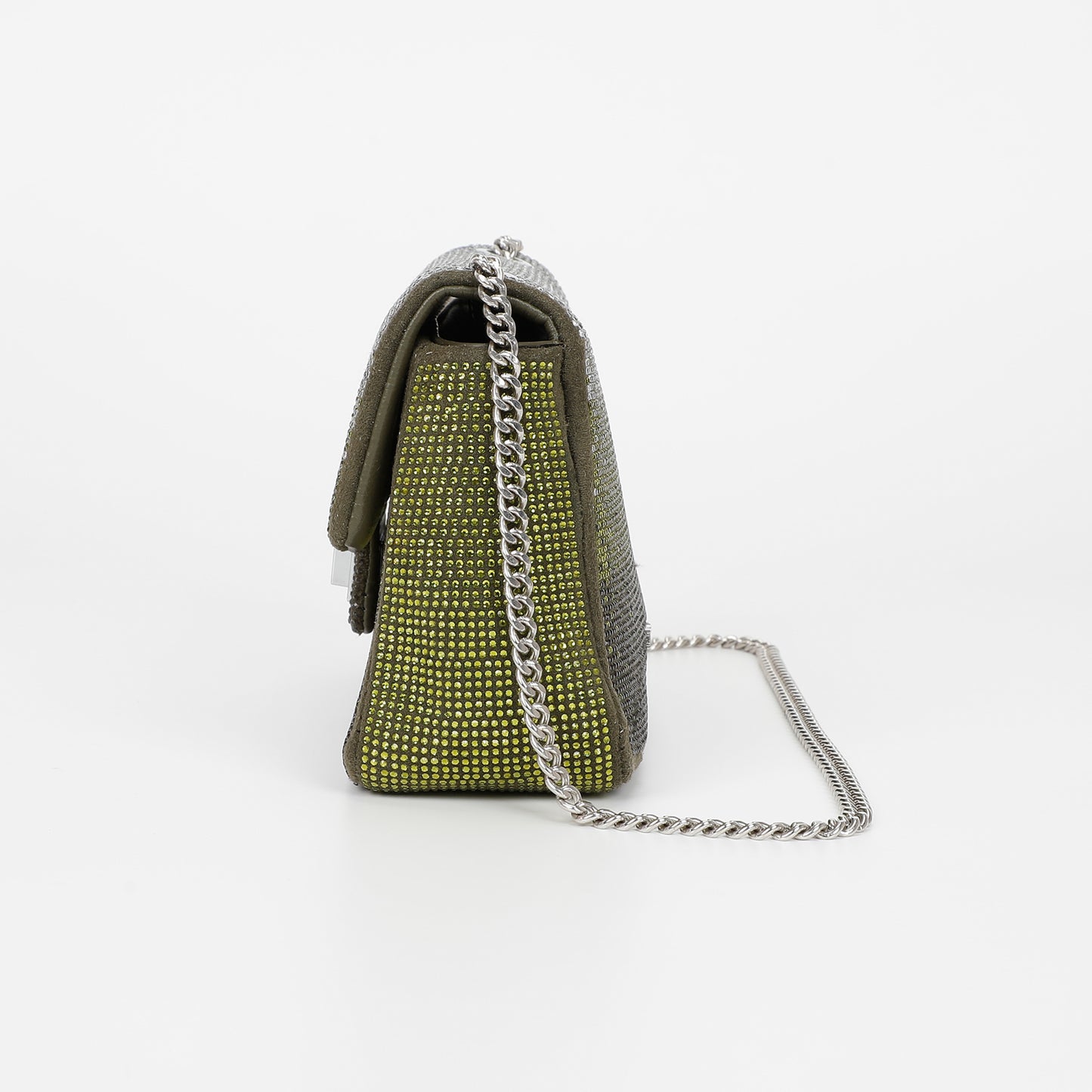 BORSA A TRACOLLA CON STRASS SFUMATI
