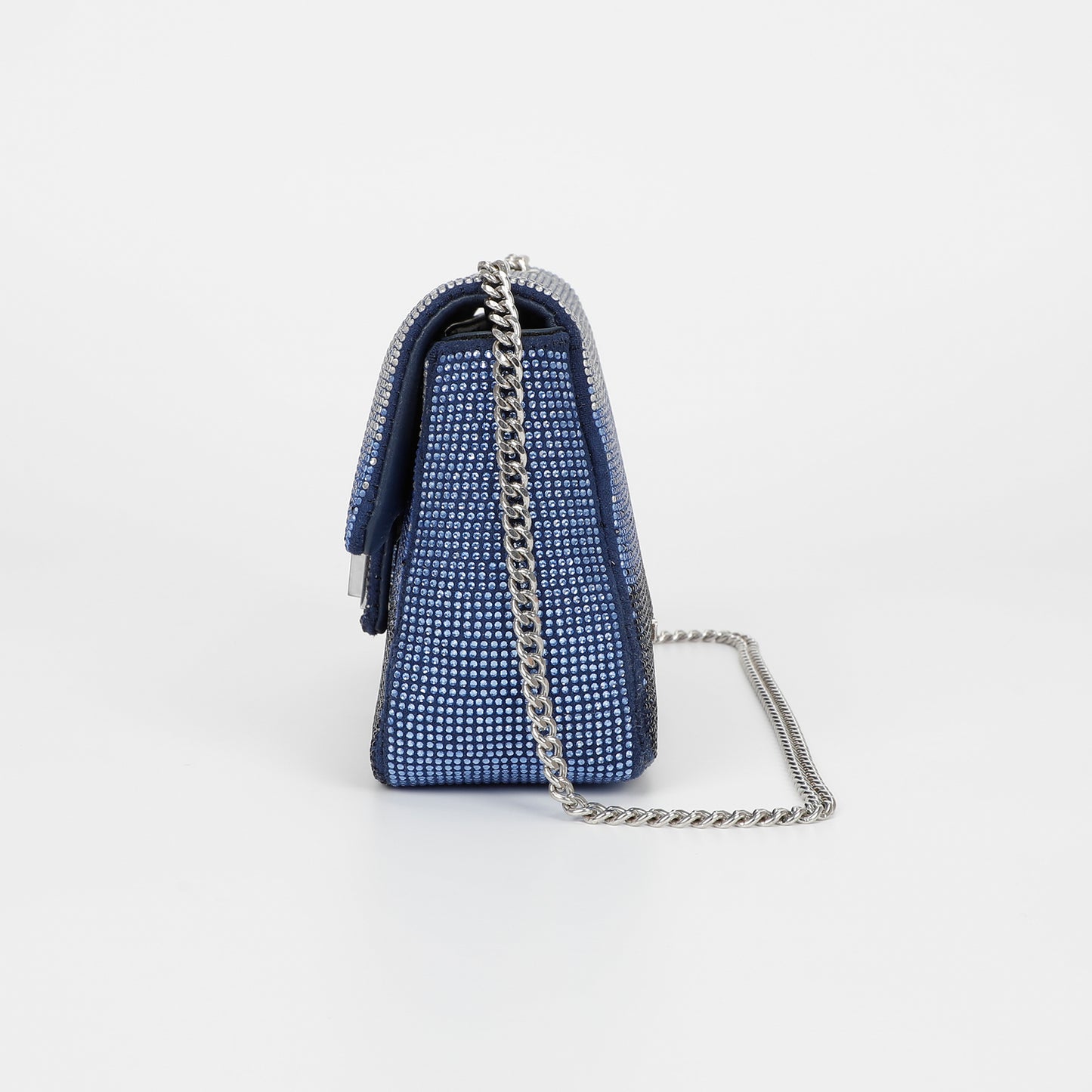 BORSA A TRACOLLA CON STRASS SFUMATI
