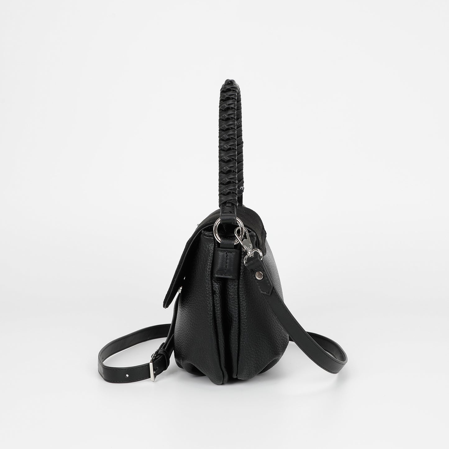 BORSA A MANO CON DETTAGLIO IN ECO SUEDE