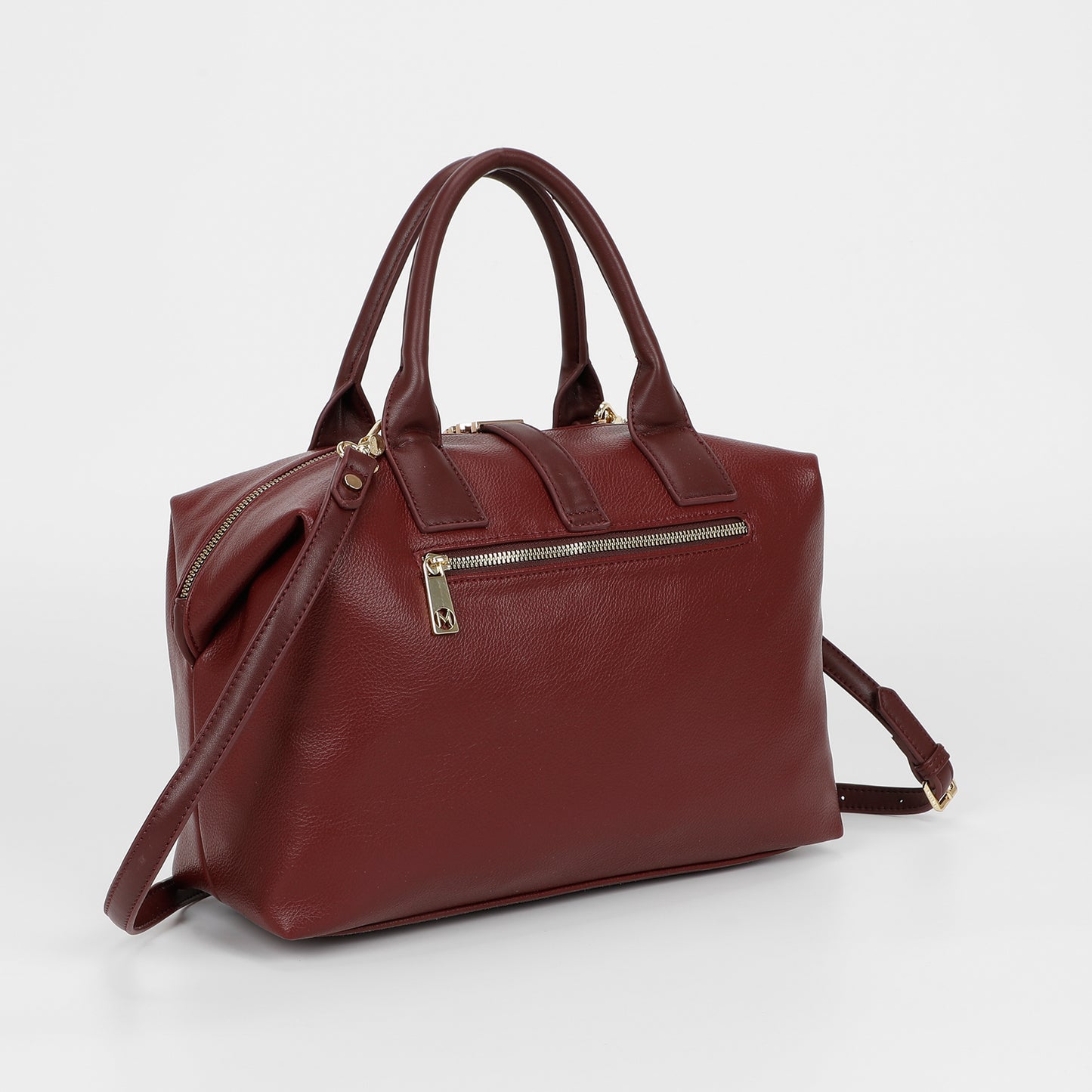 BORSA BAULETTO CON LETTERE MIMI-MUA