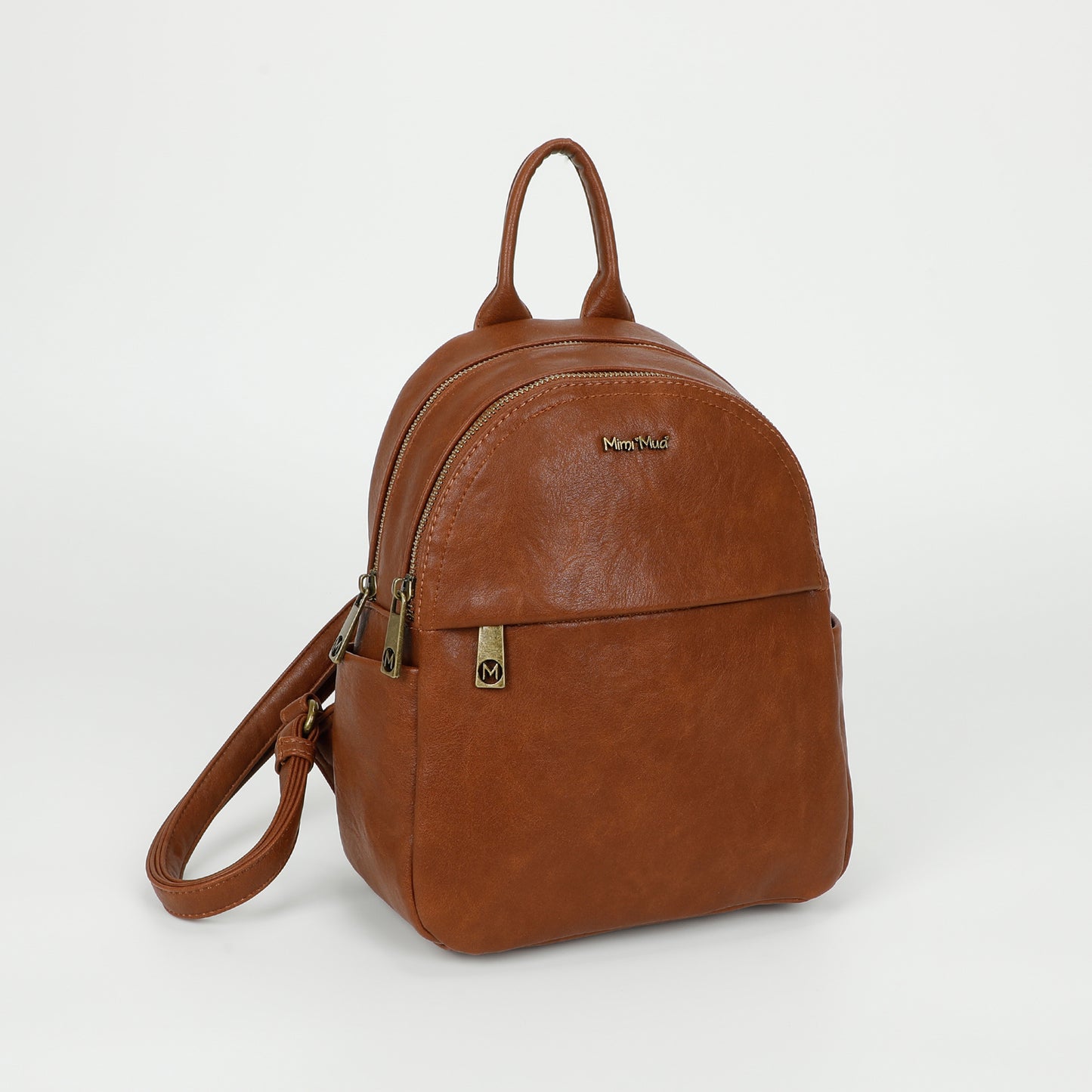 ZAINO CON ACCESSORI IN OTTONE