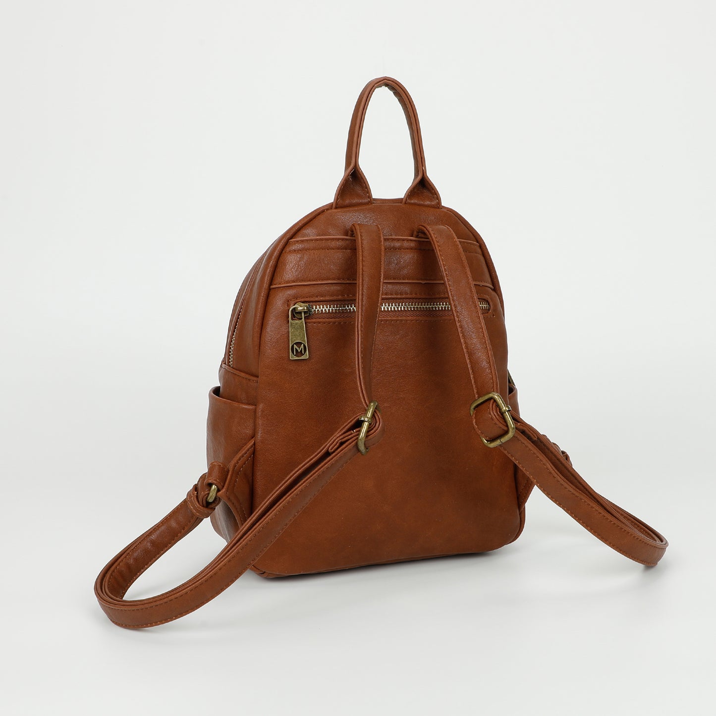 ZAINO CON ACCESSORI IN OTTONE