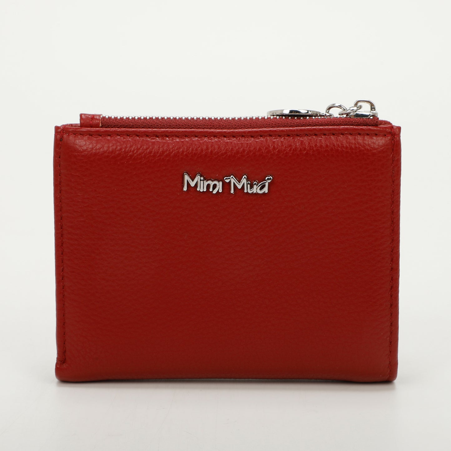 PORTAFOGLIO MEDIO IN PELLE CON ZIP LATERALE