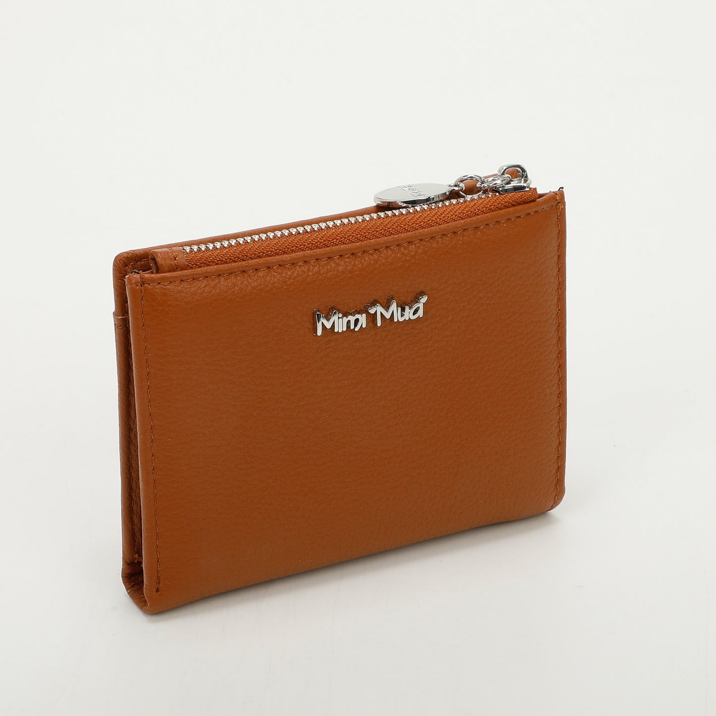 PORTAFOGLIO MEDIO IN PELLE CON ZIP LATERALE
