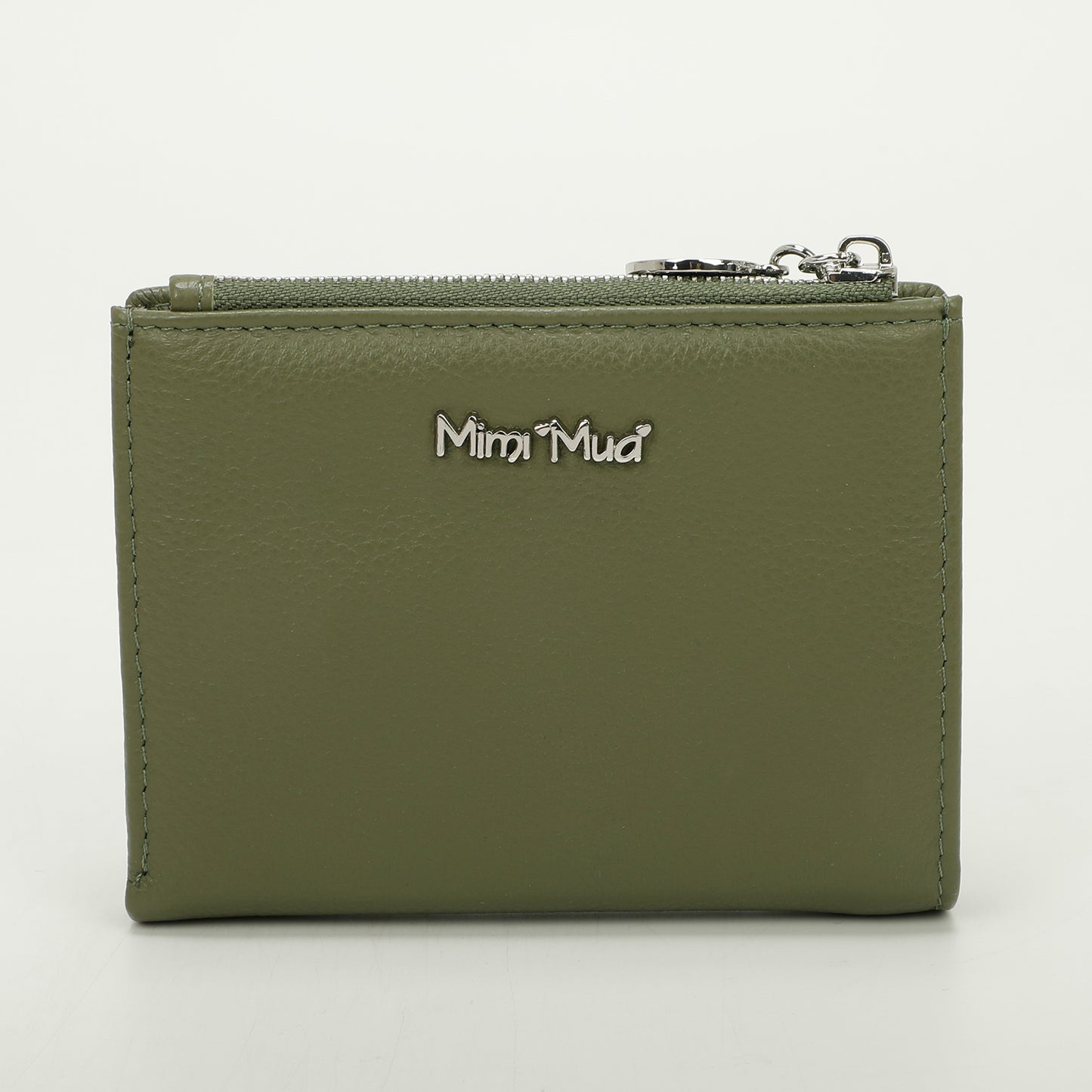 PORTAFOGLIO MEDIO IN PELLE CON ZIP LATERALE