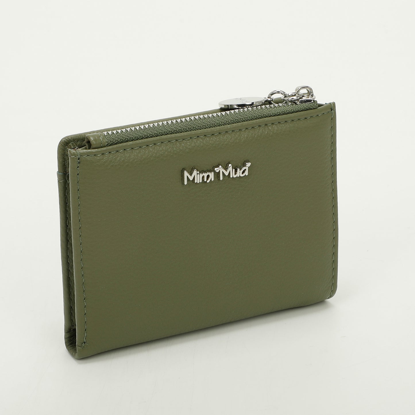 PORTAFOGLIO MEDIO IN PELLE CON ZIP LATERALE