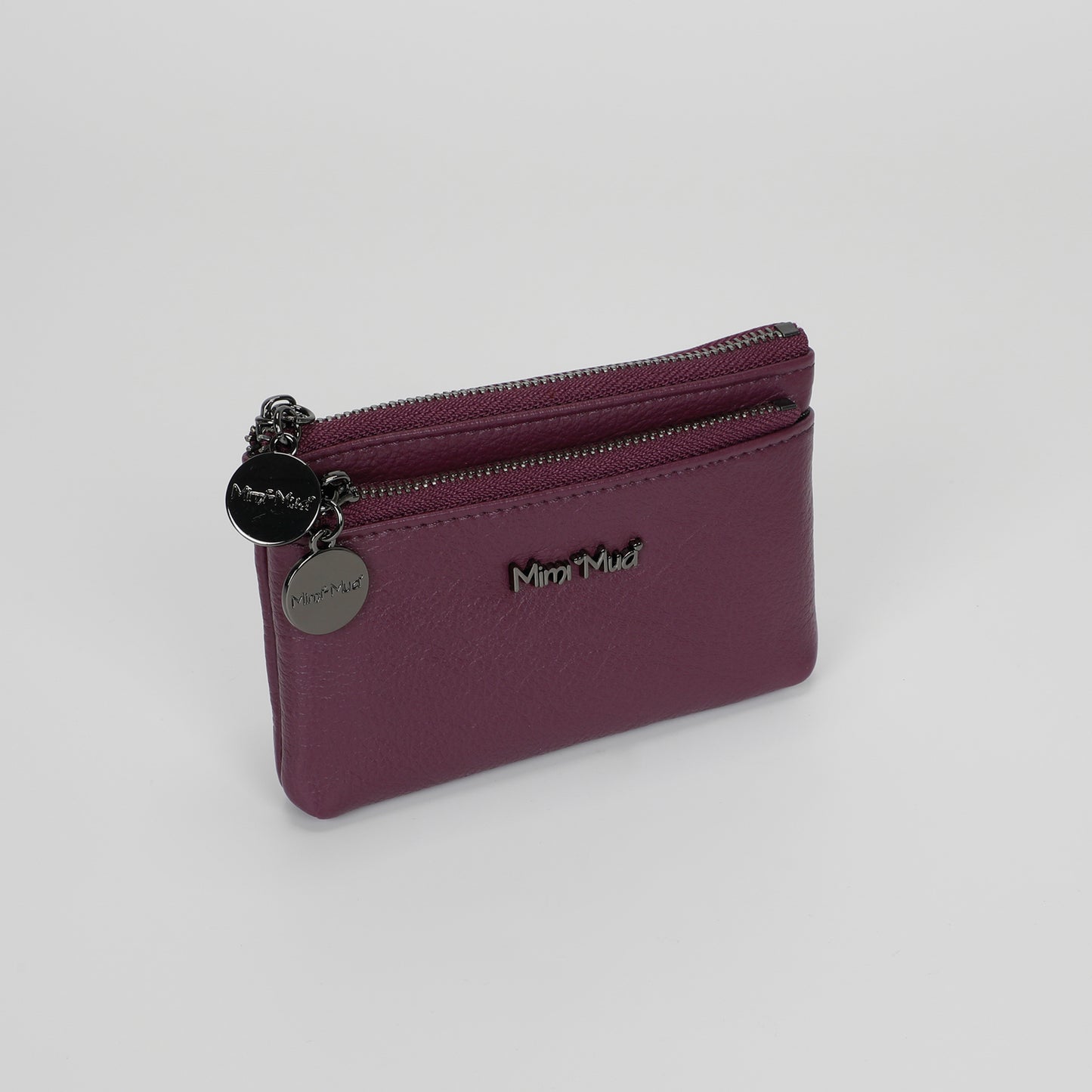 PORTAMONETE IN PELLE CON ZIP