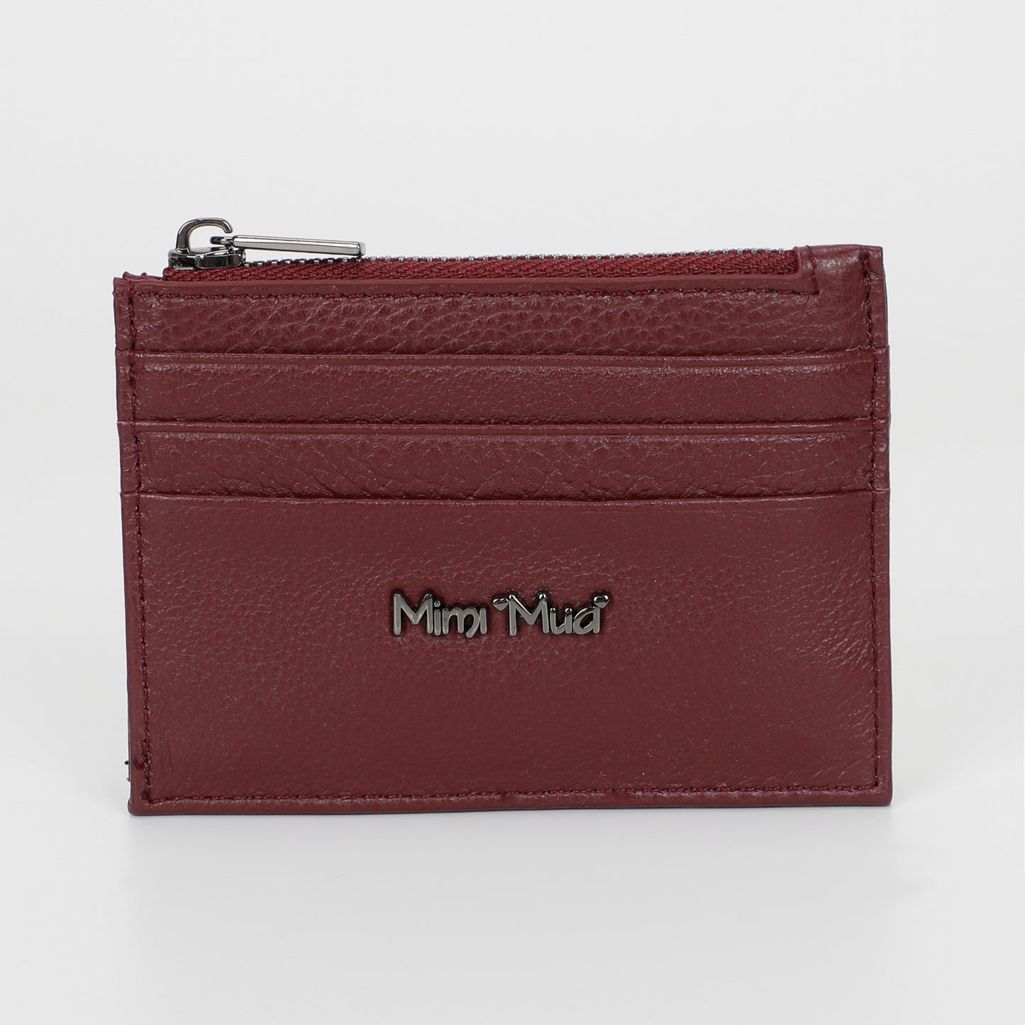 PORTACARTE IN PELLE CON ZIP