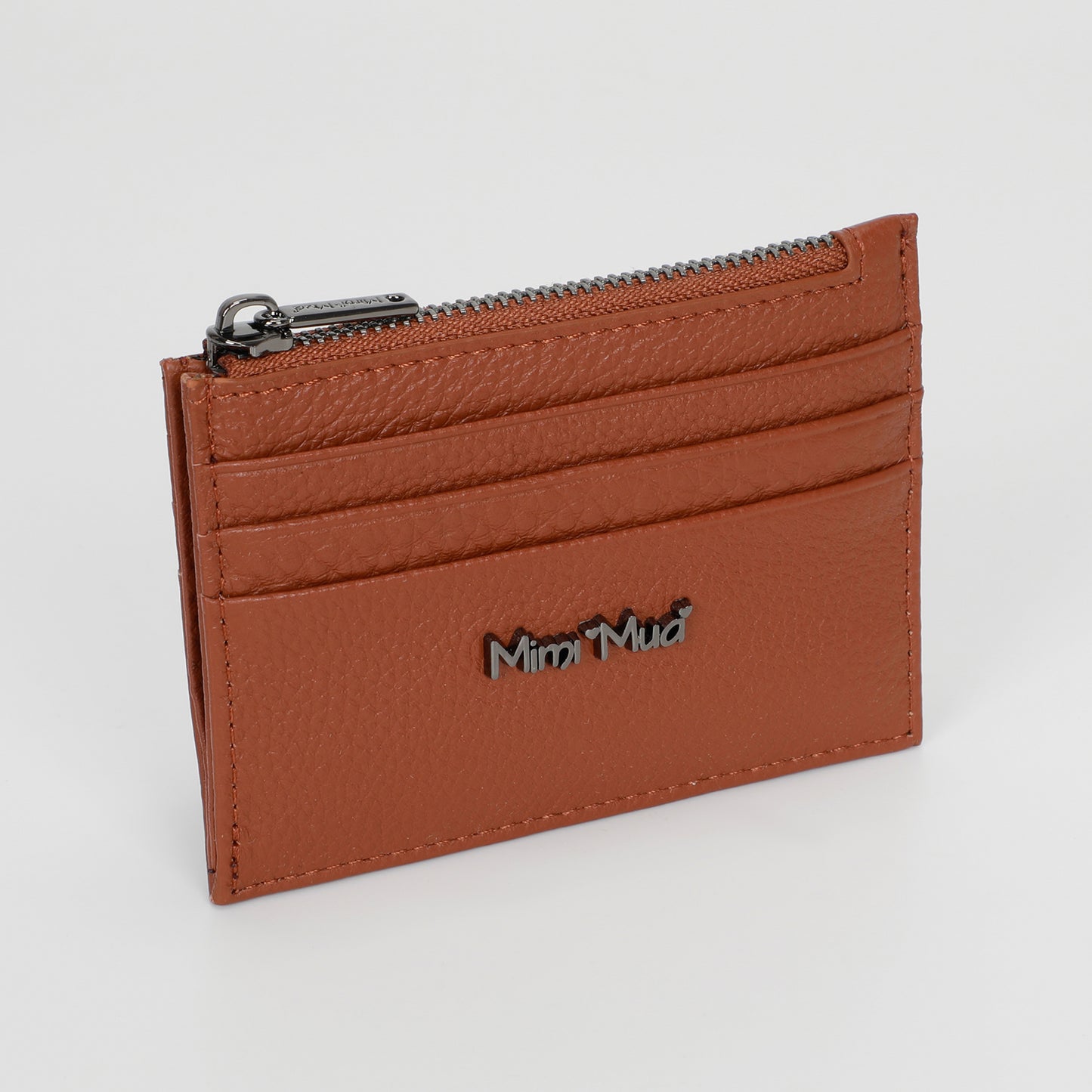 PORTACARTE IN PELLE CON ZIP