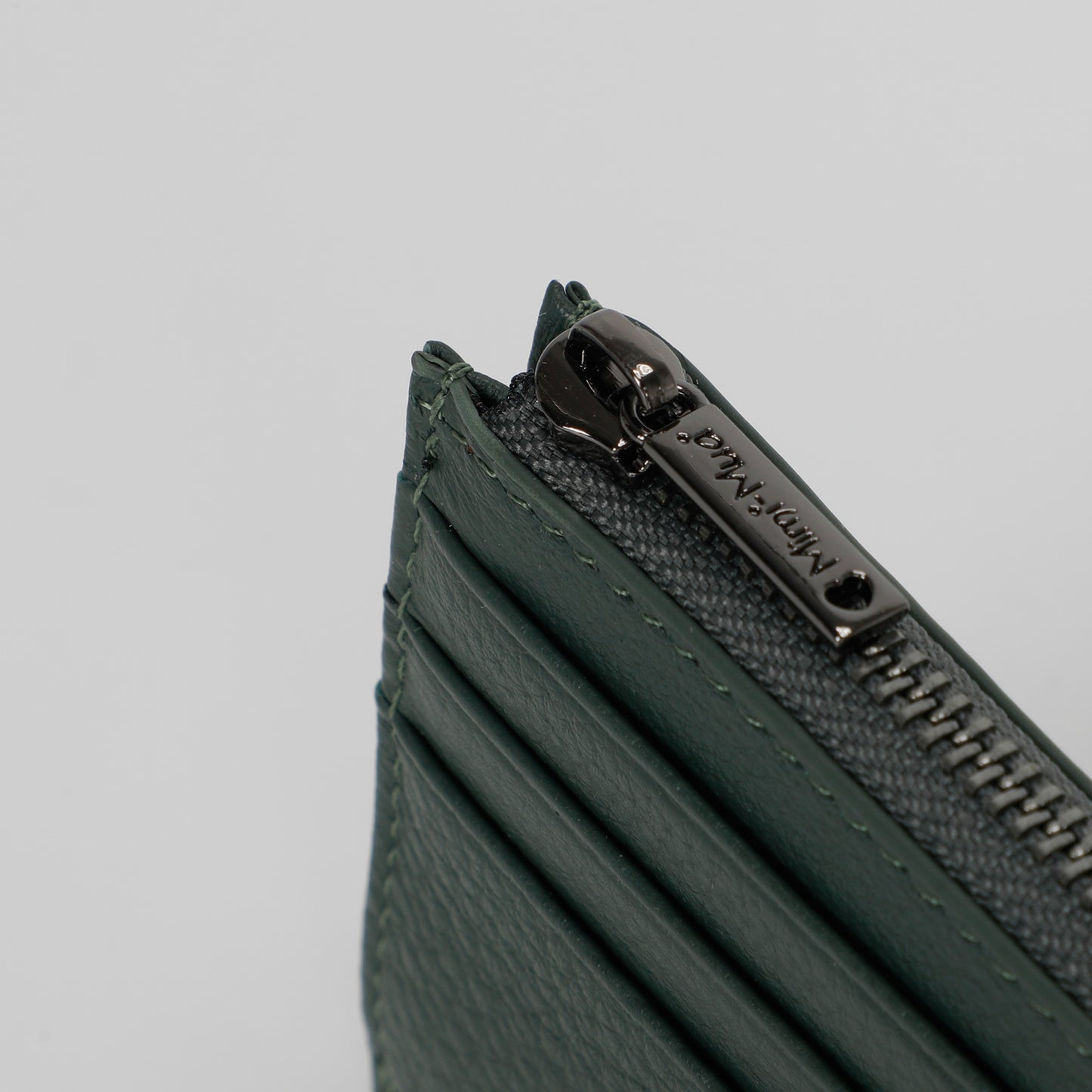 PORTACARTE IN PELLE CON ZIP