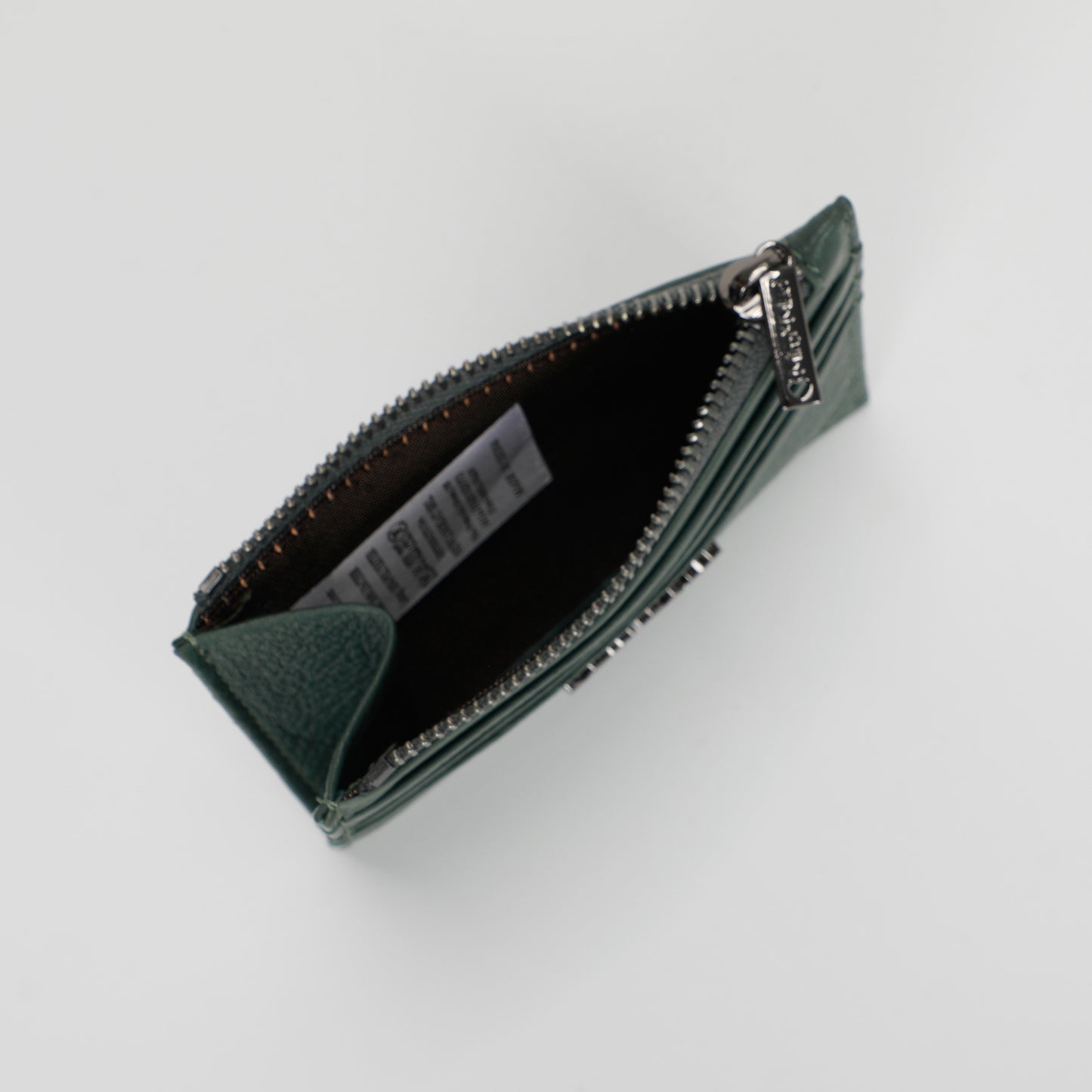 PORTACARTE IN PELLE CON ZIP