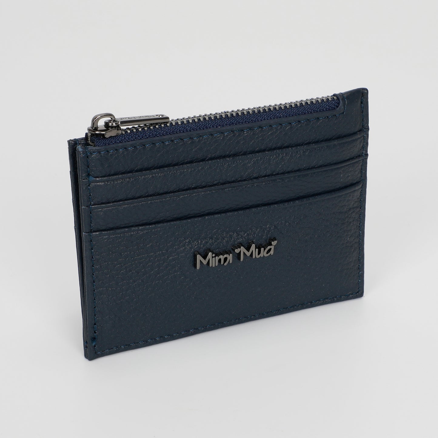 PORTACARTE IN PELLE CON ZIP
