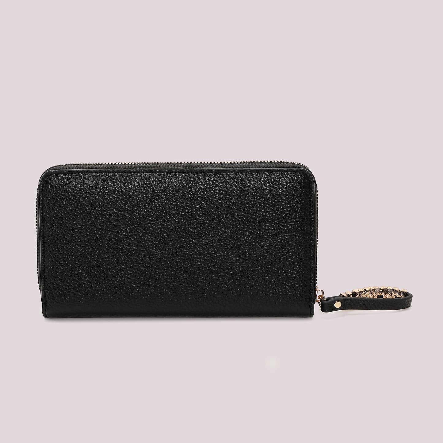 PORTAFOGLIO GRANDE BASIC CON TIRA ZIP LOGATO