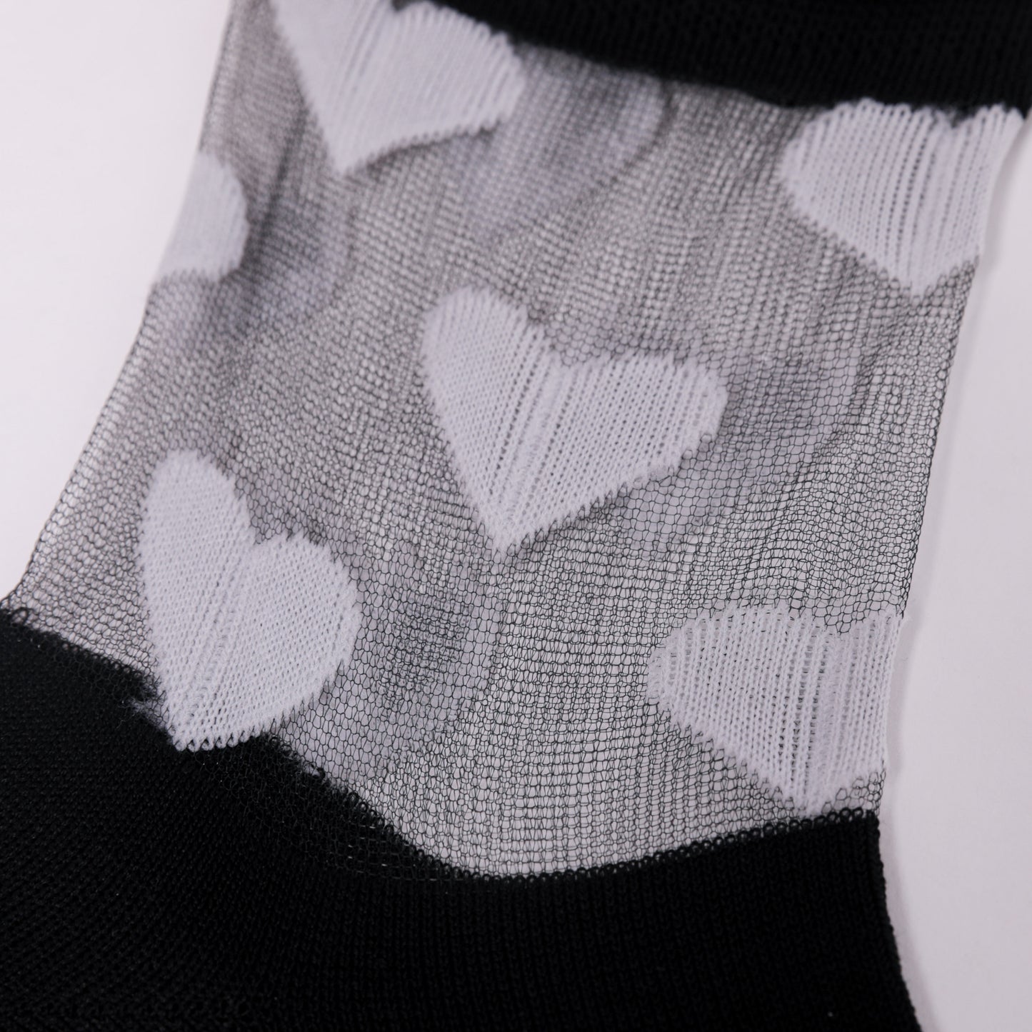 CALZINI D NERO CUORI BIANCO